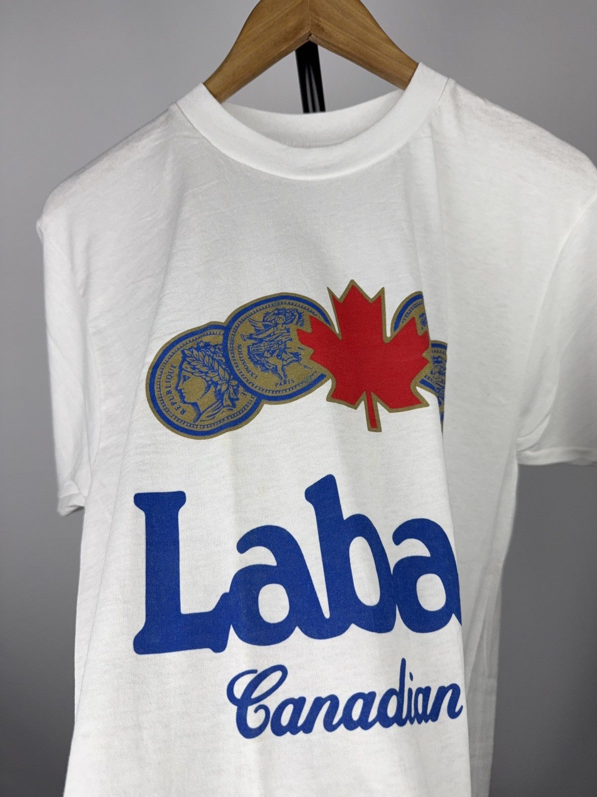 Vintage Vintage 90s Labatt’s Canadian Lager Tee Screen Stars Best L Size US L / EU 52-54 / 3 - 6 Thumbnail