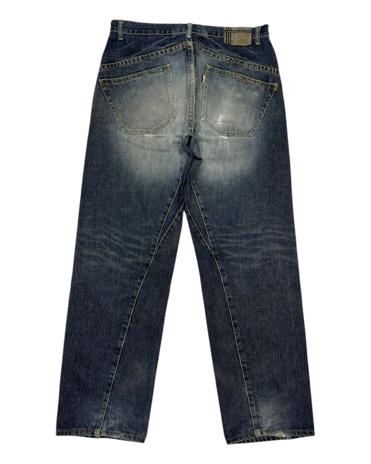 FDMTL BAGGY JEANS SCANNER BY FDMTL DISTRESSED DENIM JEANS Size US 34 / EU 50 - 8 Thumbnail