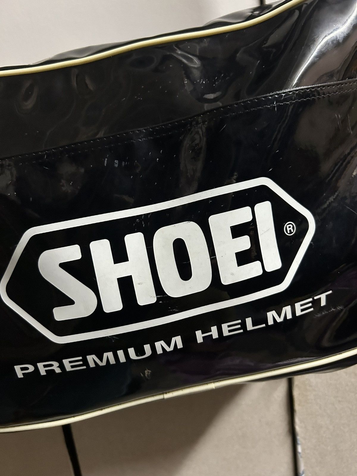 Vintage Shoei "Premium Helmet" Enamel Messenger Bag (JDM) Size ONE SIZE - 19 Thumbnail