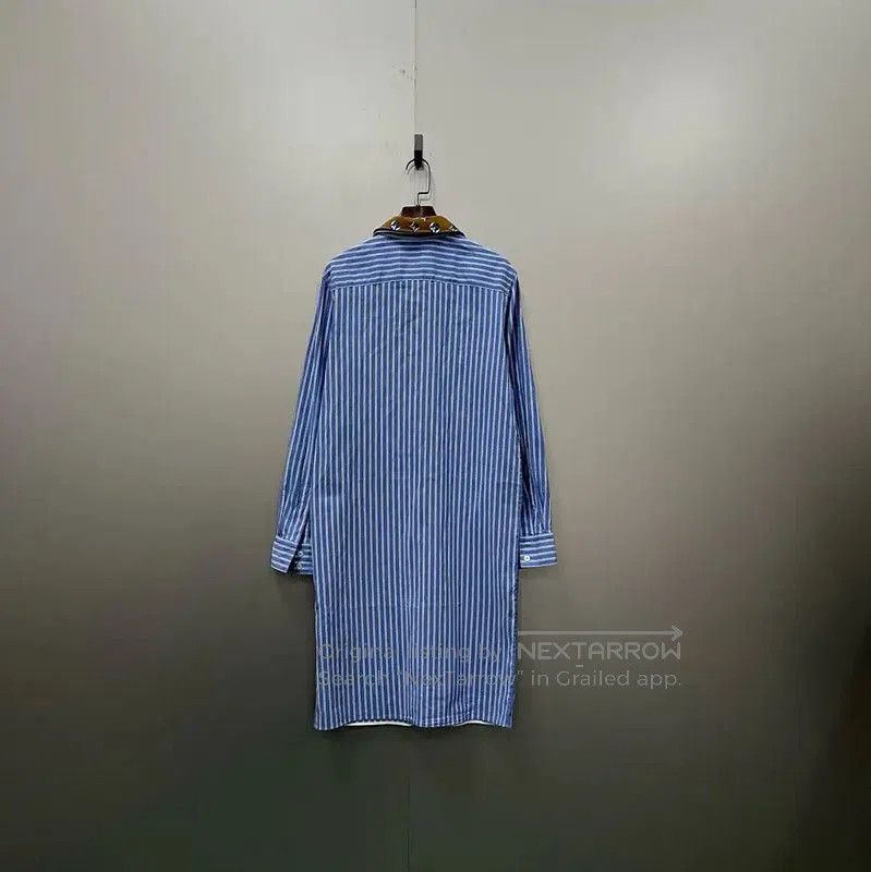 Louis Vuitton Louis Vuitton Summer Blue Striped Long Dress . Size M / US 6-8 / IT 42-44 - 2 Thumbnail