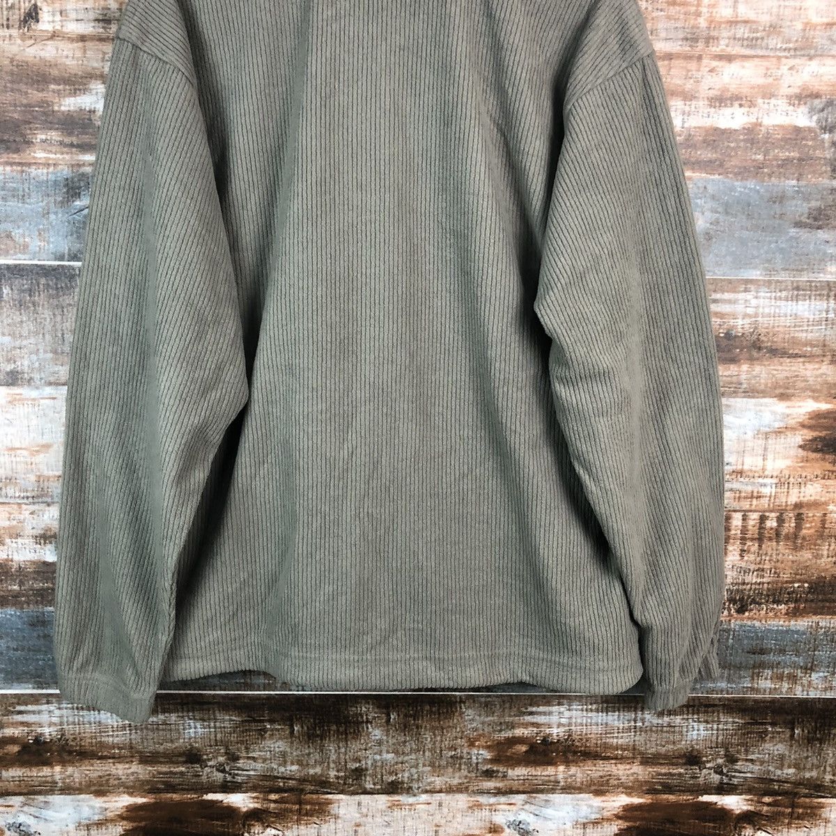 Le Coq Sportif × Vintage Le Coq Sportif vintage Green Sweatshirt #A2363 Size US L / EU 52-54 / 3 - 17 Thumbnail