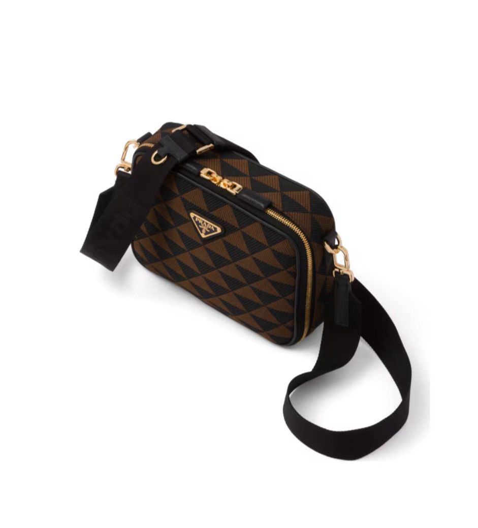 Prada PRADA Embroidered Leather Bag Size ONE SIZE - 1 Thumbnail