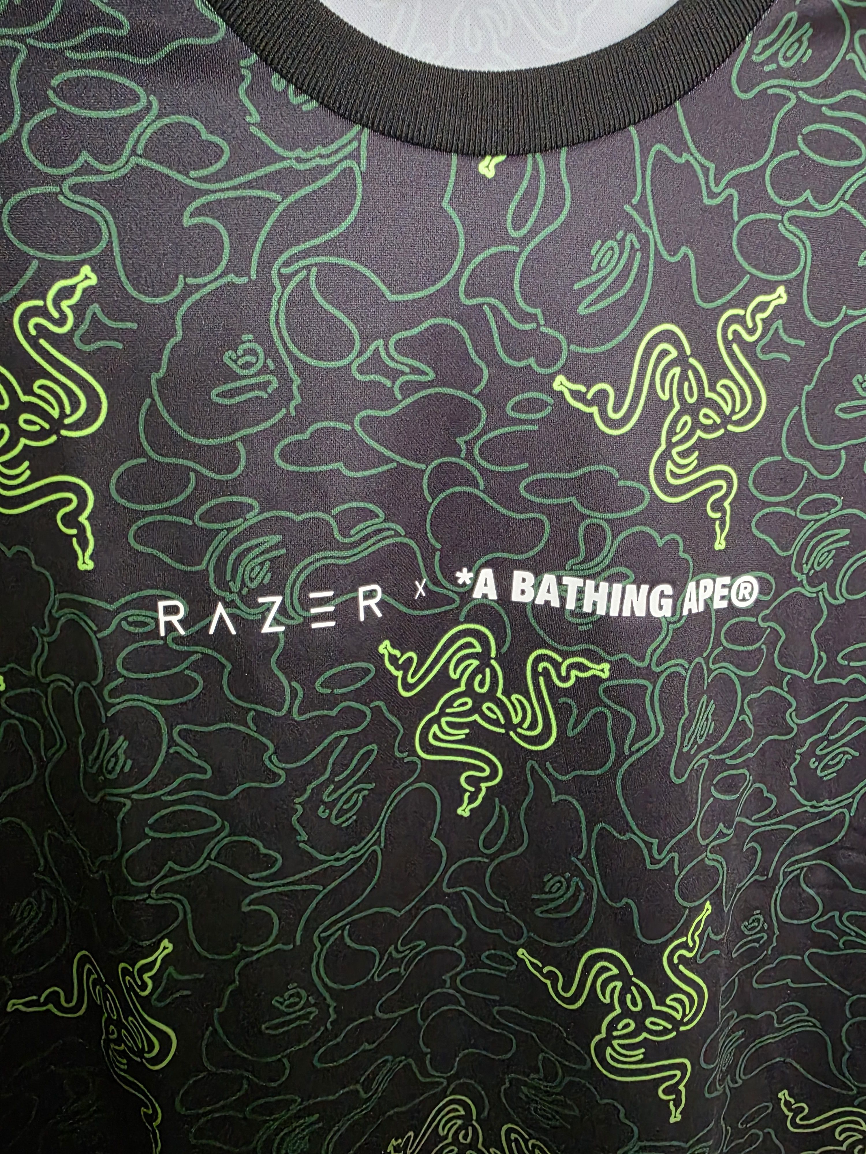 Bape Bape X Razer Camo Team Tee Size US XL / EU 56 / 4 - 3 Thumbnail