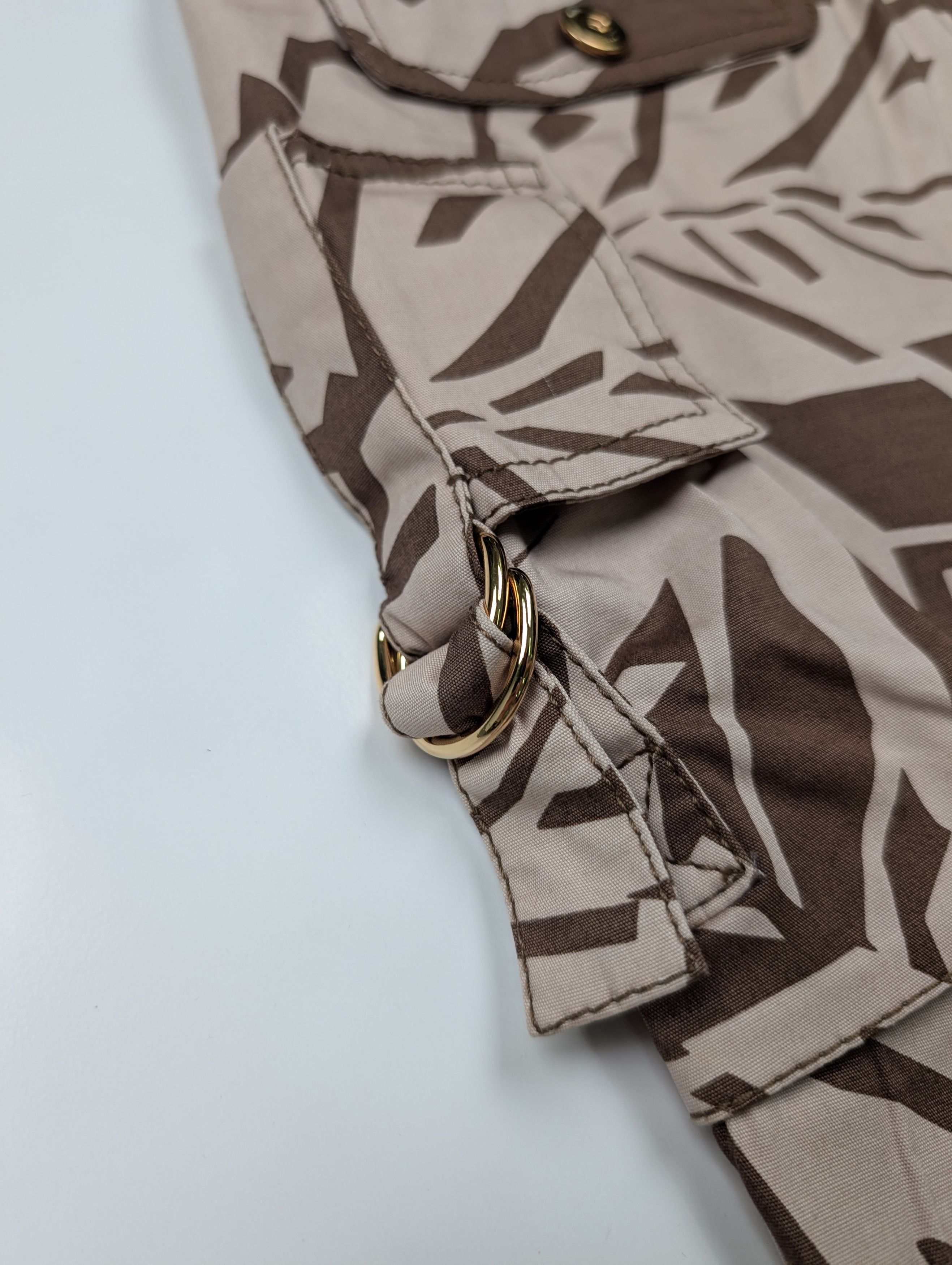 Gucci Gucci Beige Safari Pattern Cargo Pants Size 26" / US 2 / IT 38 - 8 Thumbnail