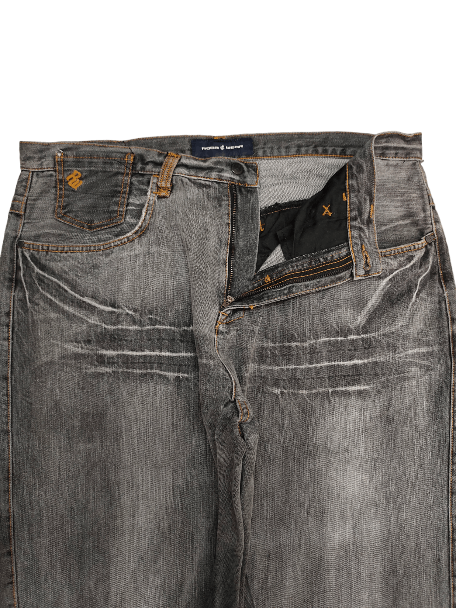 Rocawear Rocawear Embroidered Wide Leg Denim Y2k Jnco Baggy Jeans Size US 40 / EU 56 - 15 Thumbnail