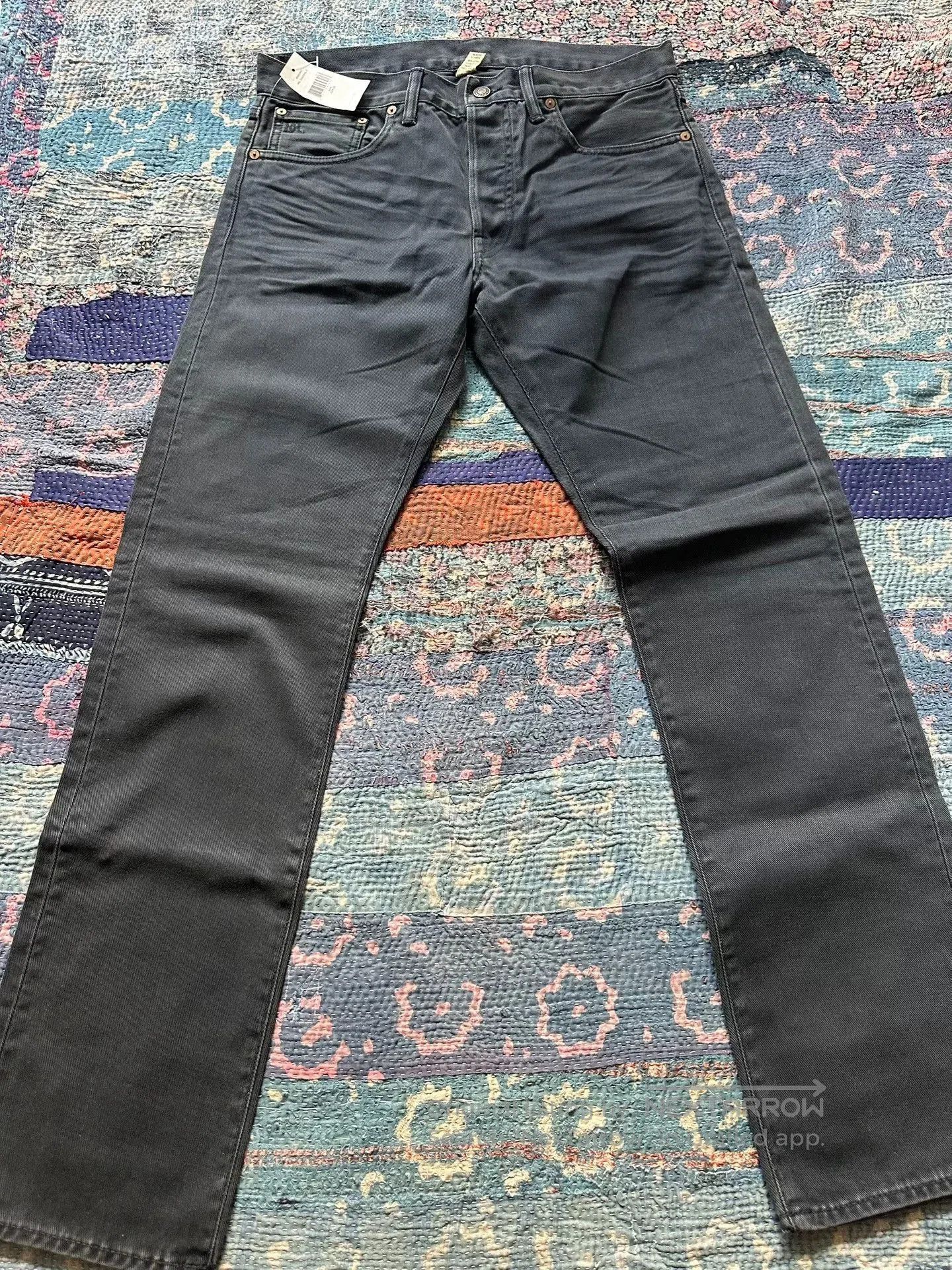 black vintage style long pants.