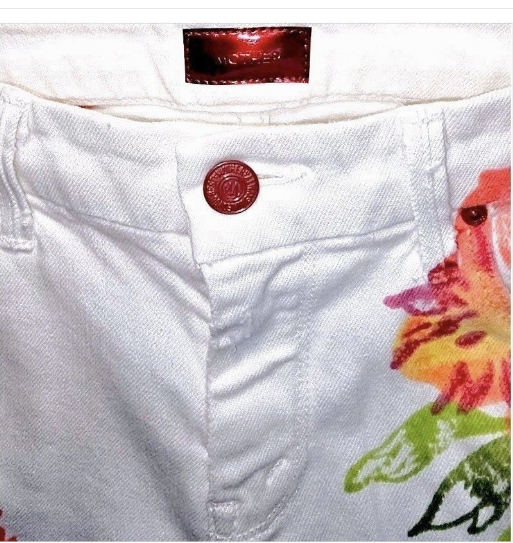 MOTHER MOTHER The Looker Cropped Skinny Jeans – Wallflowers Sz 27 Size 27" / US 4 / IT 40 - 5 Thumbnail