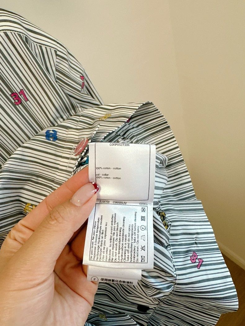Chanel Chanel 23C three-dimensional flower embroidered striped ja Size XXS / US 00 / IT 34 - 6 Thumbnail