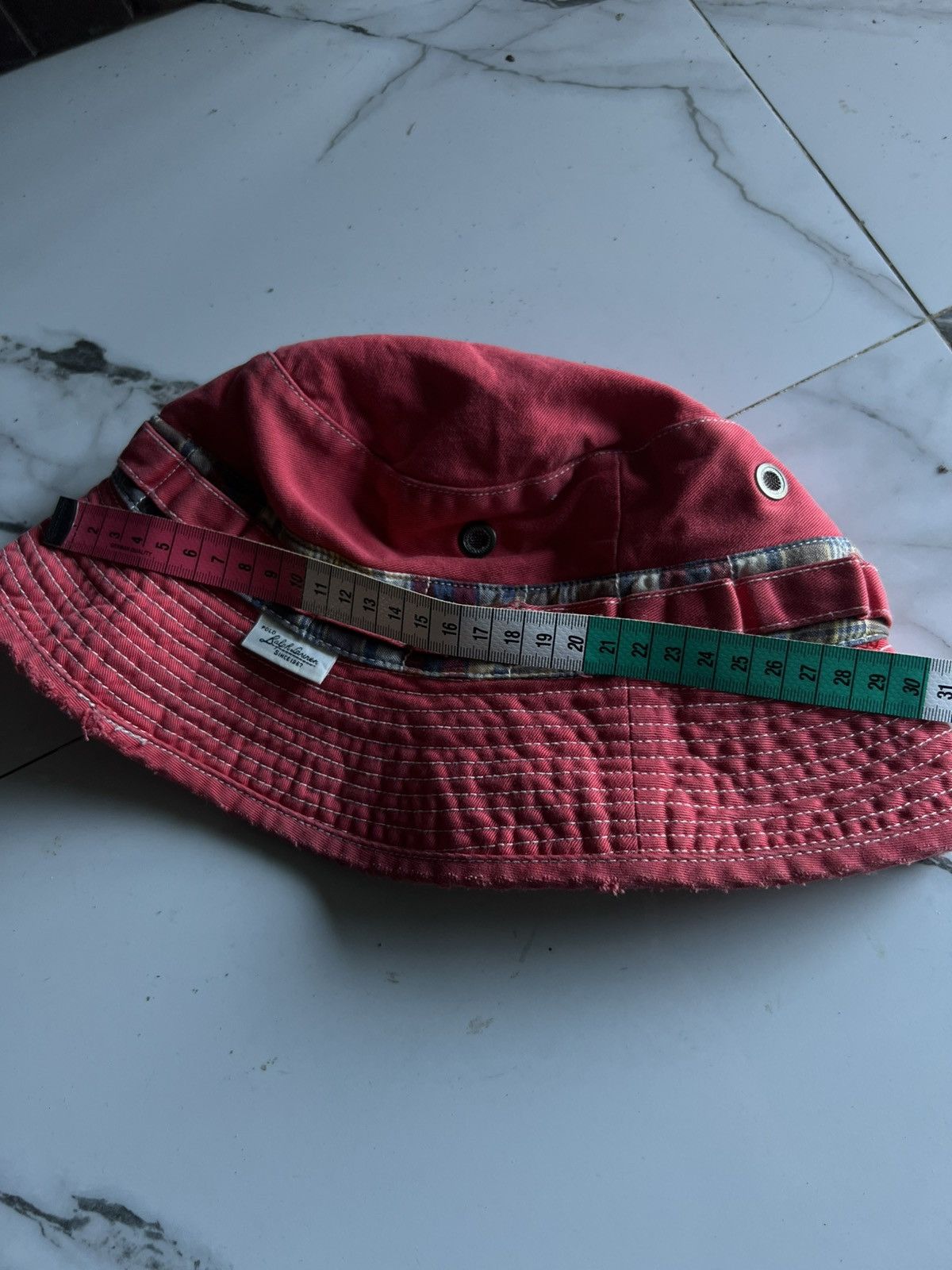 Vintage Vintage 90s Ralph Lauren Fishing Bucket Hat S/M Size ONE SIZE - 9 Thumbnail