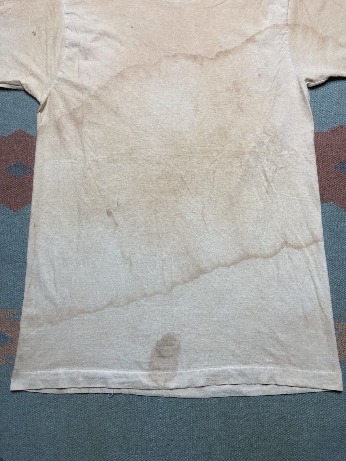 Vintage Vtg 80s blank white t shirt BVD grunge soft cotton large Size US L / EU 52-54 / 3 - 2 Thumbnail