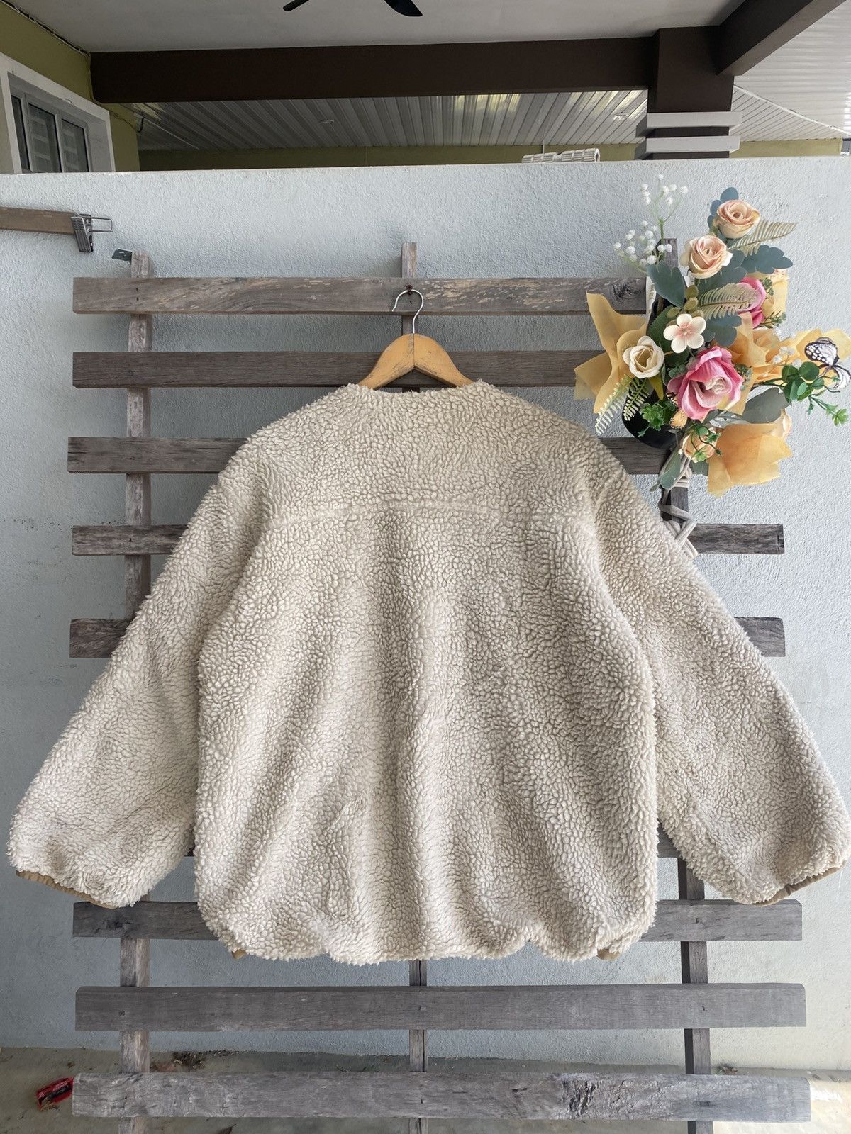 Avirex 🔥 Oversizes 🔥 Vintage 2000s Avirex Sherpa Jacket - 24”x26.5” Size US M / EU 48-50 / 2 - 6 Thumbnail