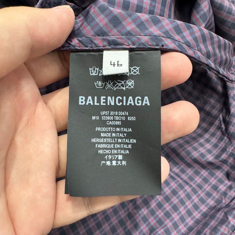 Balenciaga Balenciaga purple checkered assault suit jacket-2506 Size US M / EU 48-50 / 2 - 3 Thumbnail