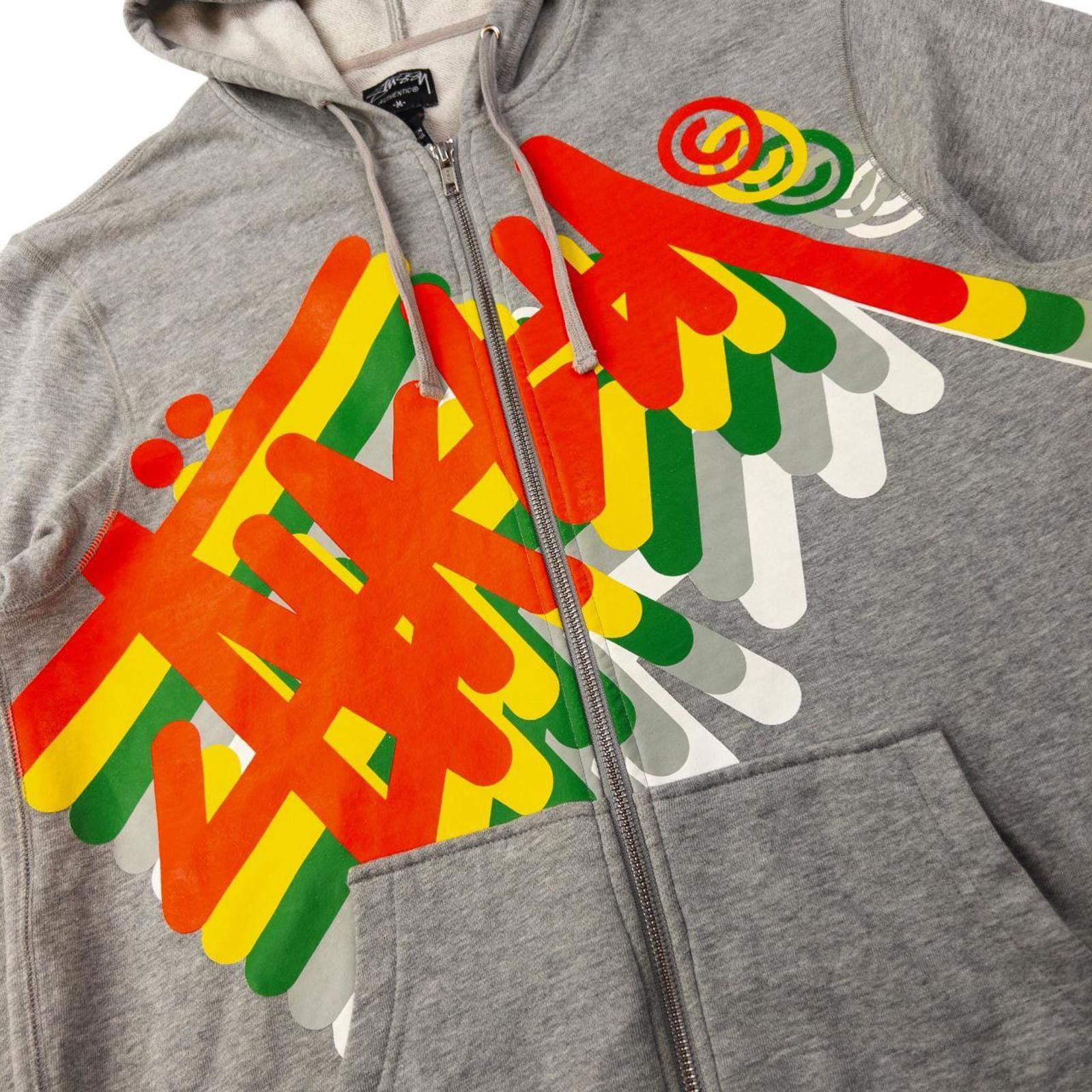 Stussy Vintage Stussy Zip Up Graphic Hoodie Size M Size US M / EU 48-50 / 2 - 6 Thumbnail