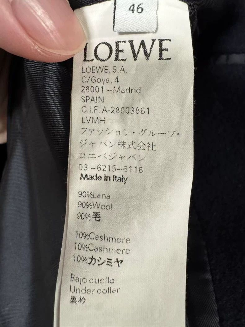 Loewe LOEWE Wool blended cashmere wool coat Size M / US 6-8 / IT 42-44 - 7 Thumbnail
