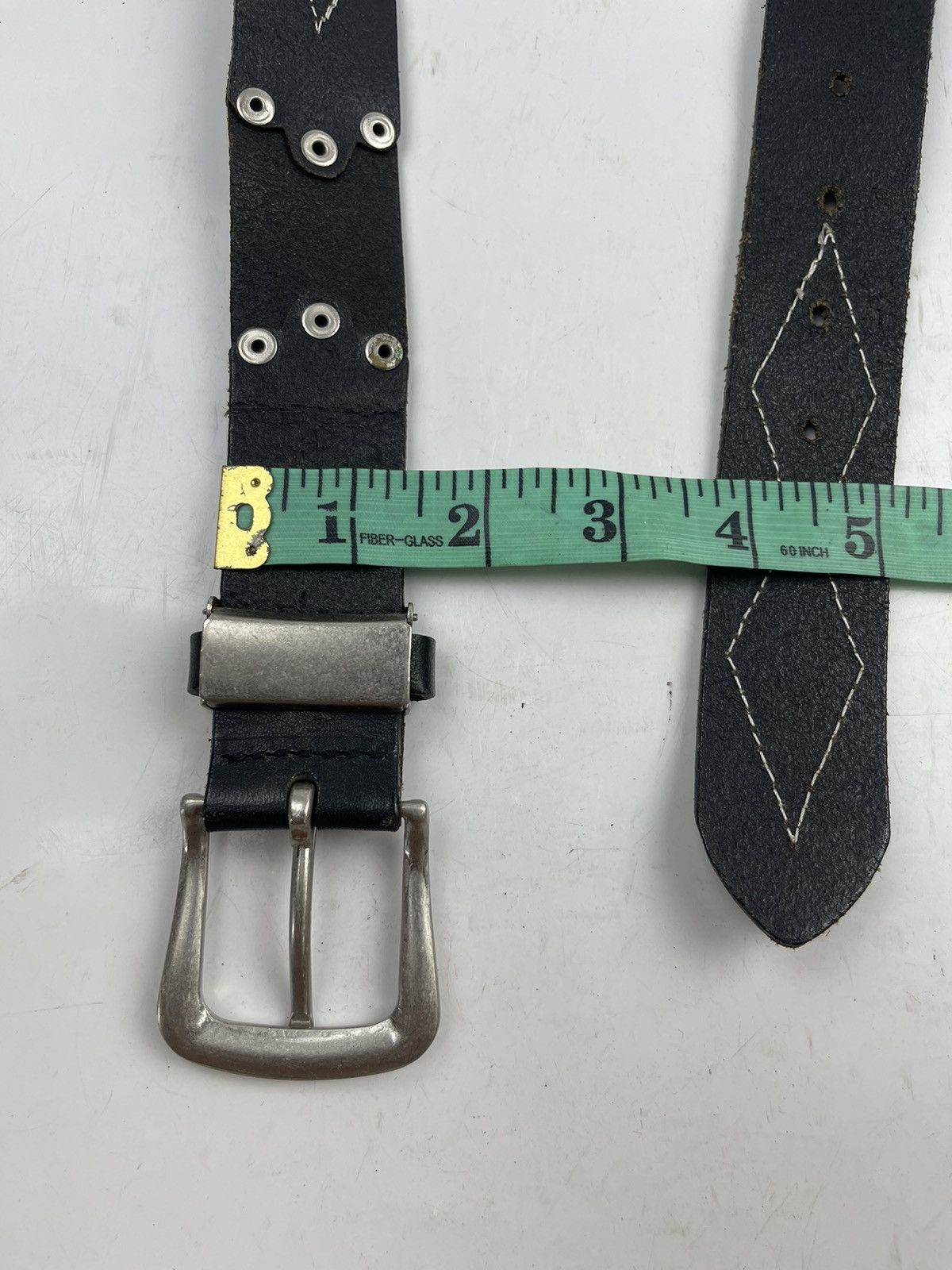 Other studded leather belt tc27 Size 34 - 7 Thumbnail