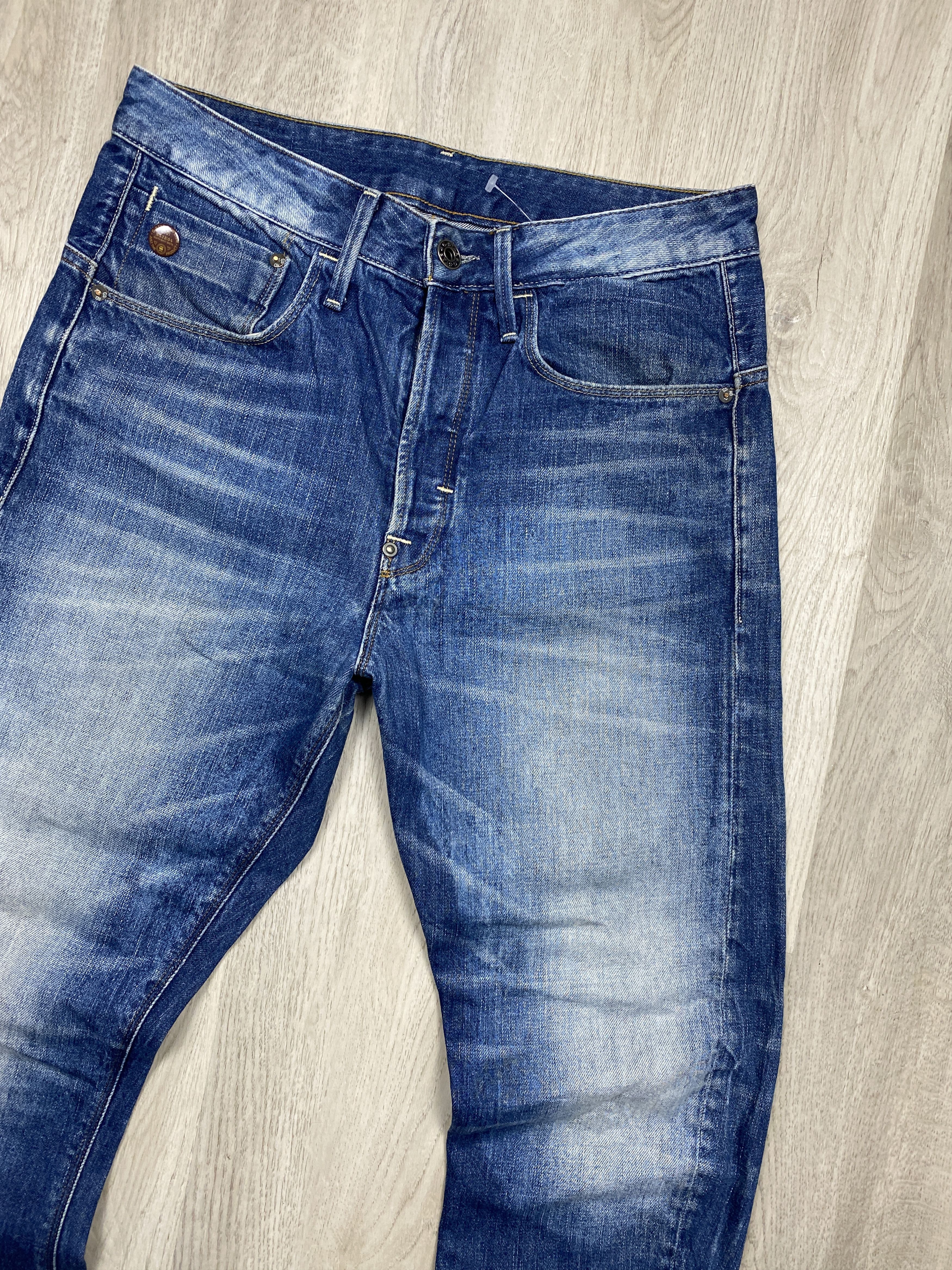 G-Star G Star Raw Vintage Mens 3D Loose Tapered Denim Pants Jeans Size US 31 - 6 Thumbnail
