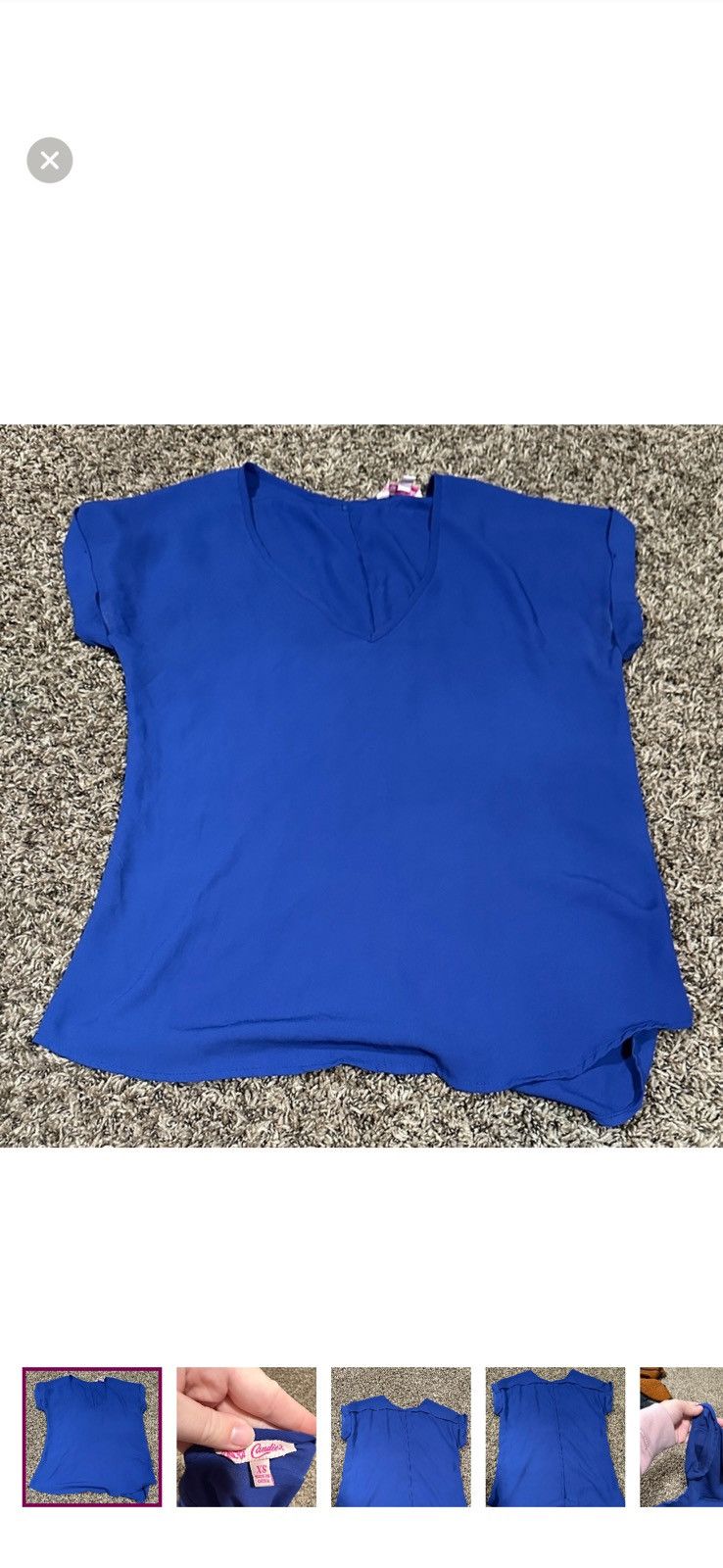 Other Blue blouse Size XS / US 0-2 / IT 36-38 - 3 Thumbnail