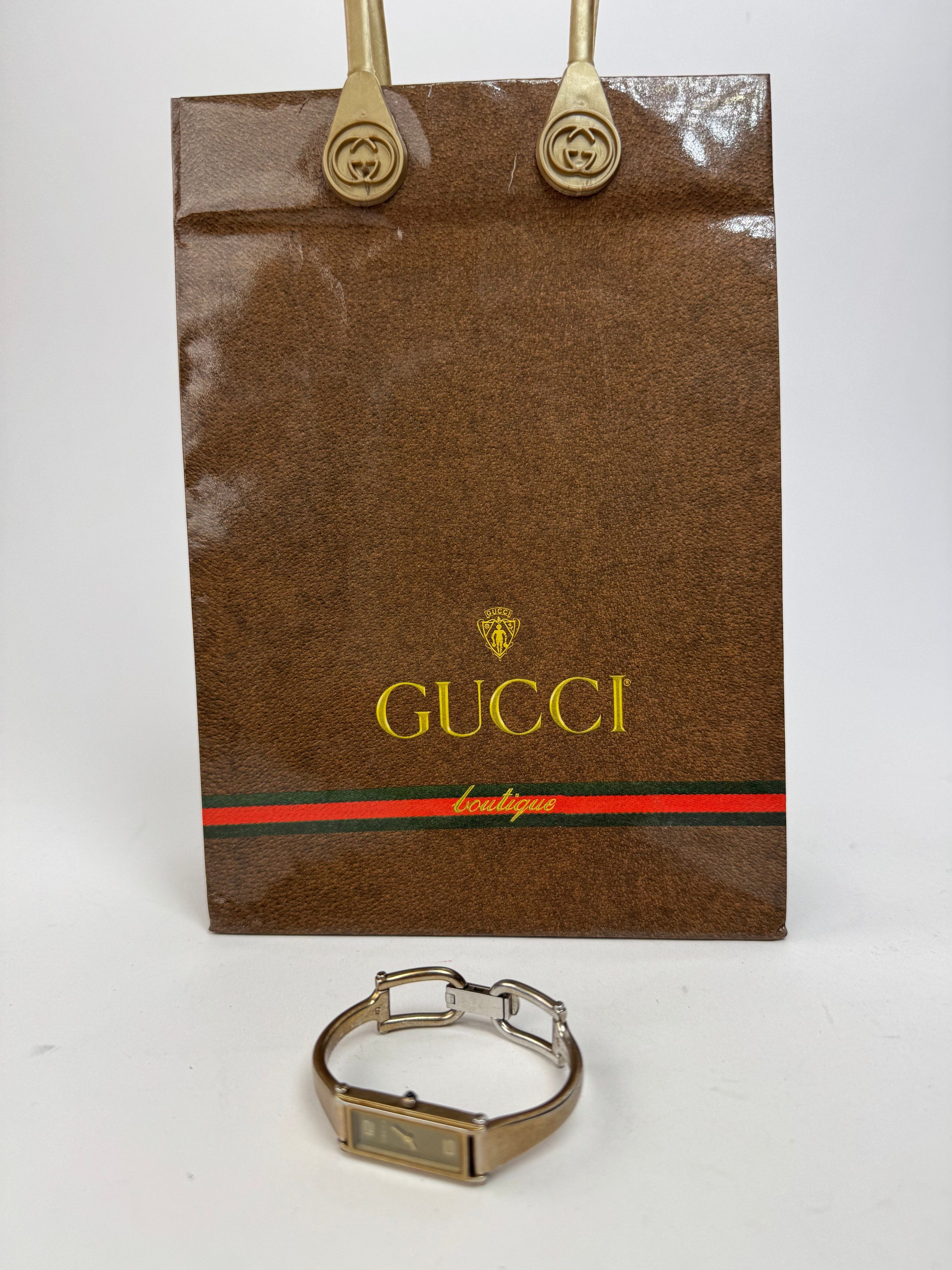 Gucci Vintage Bronze Horsebit Quartz Watch Size ONE SIZE - 1 Thumbnail
