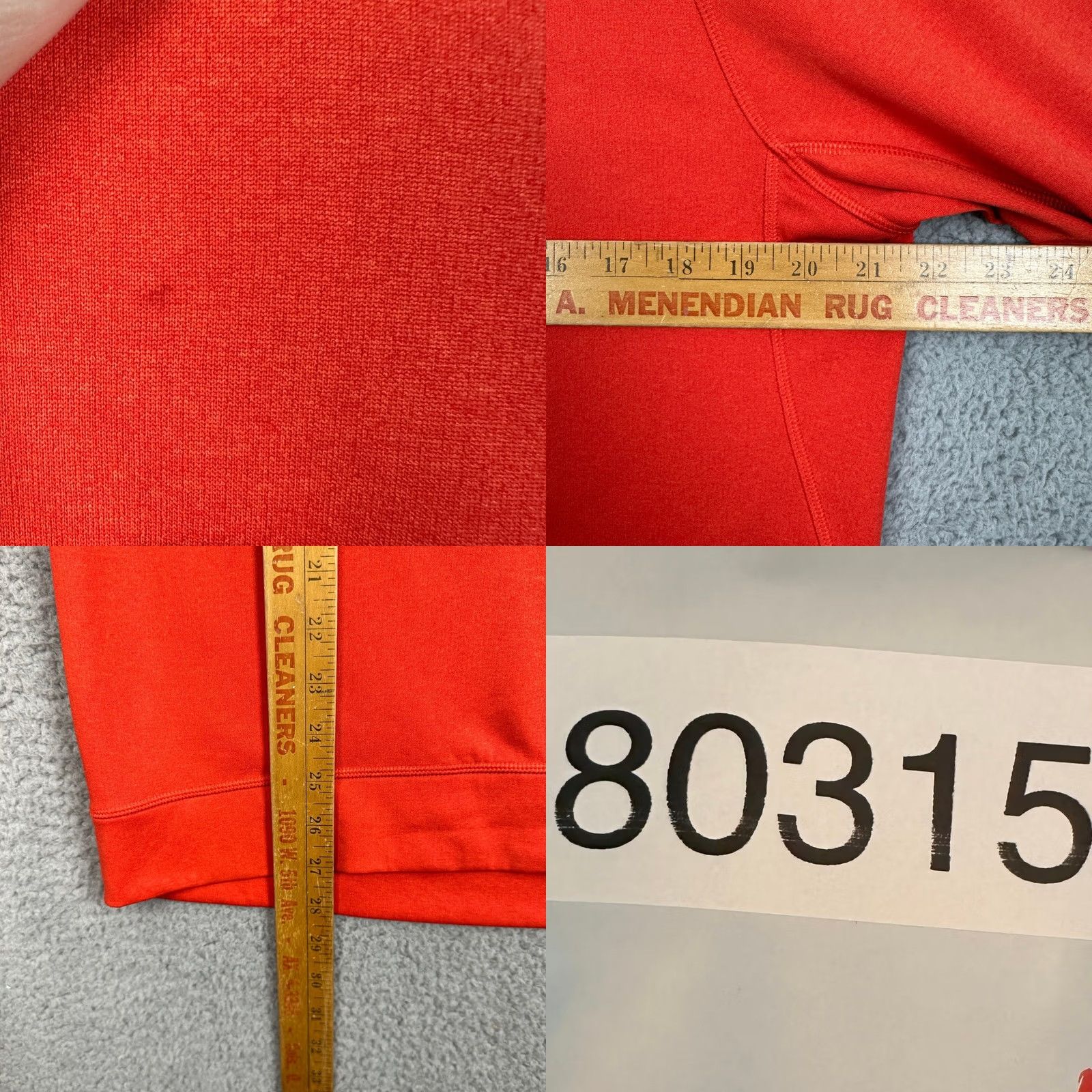 KJUS KJUS Shirt Pullover Mens Large Red Quarter Zip Long Sleeve Athletic Logo Outdoor Size US L / EU 52-54 / 3 - 8 Thumbnail