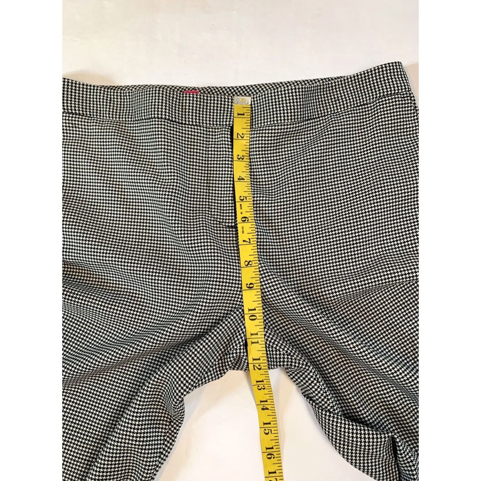 Vince Camuto Vince Camuto Pants Women 14 Houndstooth Dress Pants Workwear Office Business Regular Size 36" / US 14 / IT 50 - 6 Thumbnail