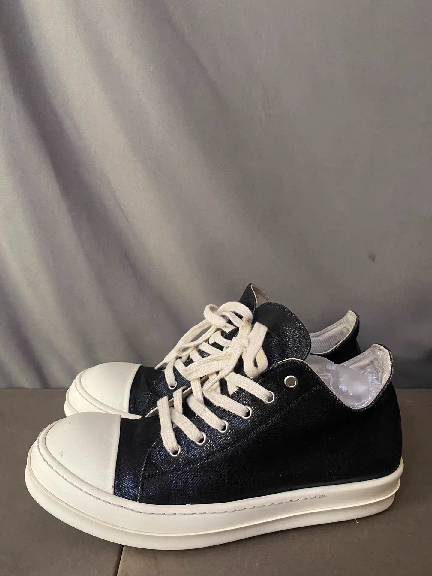Rick Owens Waxed Turbo Sneakers