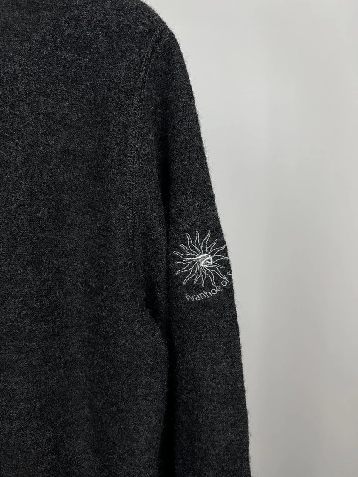 Other Ivanhoe Of Sweden Bella Full Zip Graphite Marl Pullover Size XXL / US 16-18 / IT 52-54 - 3 Thumbnail