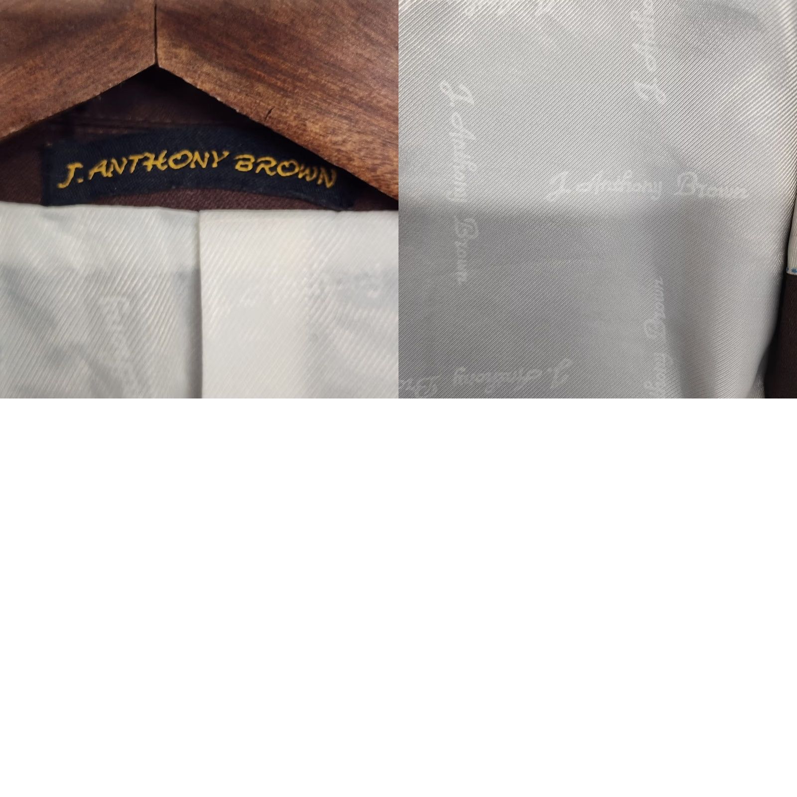 CHOCOOLATE VINTAGE J. Anthony Brown Blazer Jacket Sport Coat 42 Long Chocolate Western Blazer Men Mens Size 42R - 9 Thumbnail