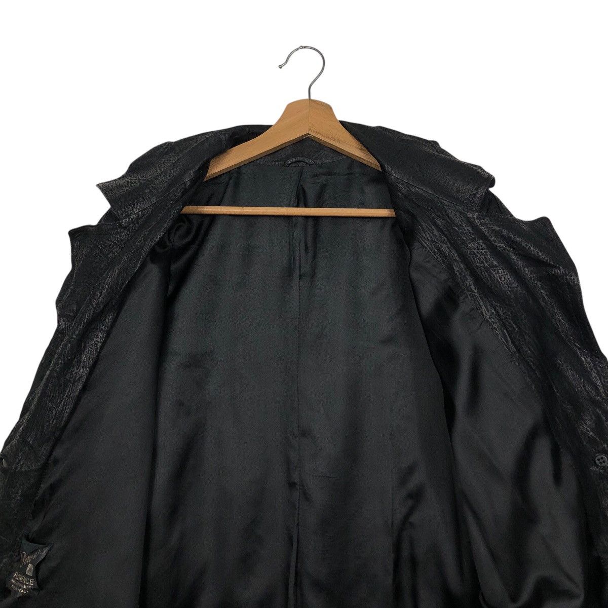Japanese Brand 📌Vintage Bomber Leather Jacket Florence Italy Issey Miyake Size US M / EU 48-50 / 2 - 15 Thumbnail