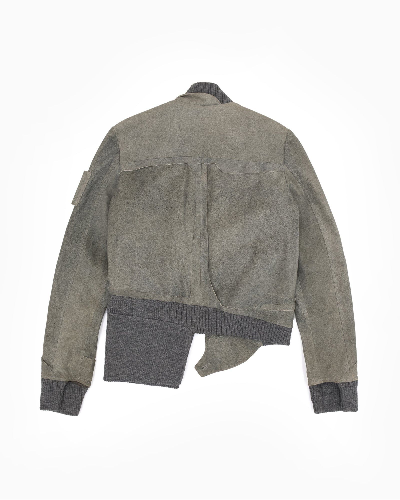 Hussein Chalayan AW02 Hussein Chalayan Deconstructed Raw Hide Bomber Jacket Size S / US 4 / IT 40 - 4 Thumbnail