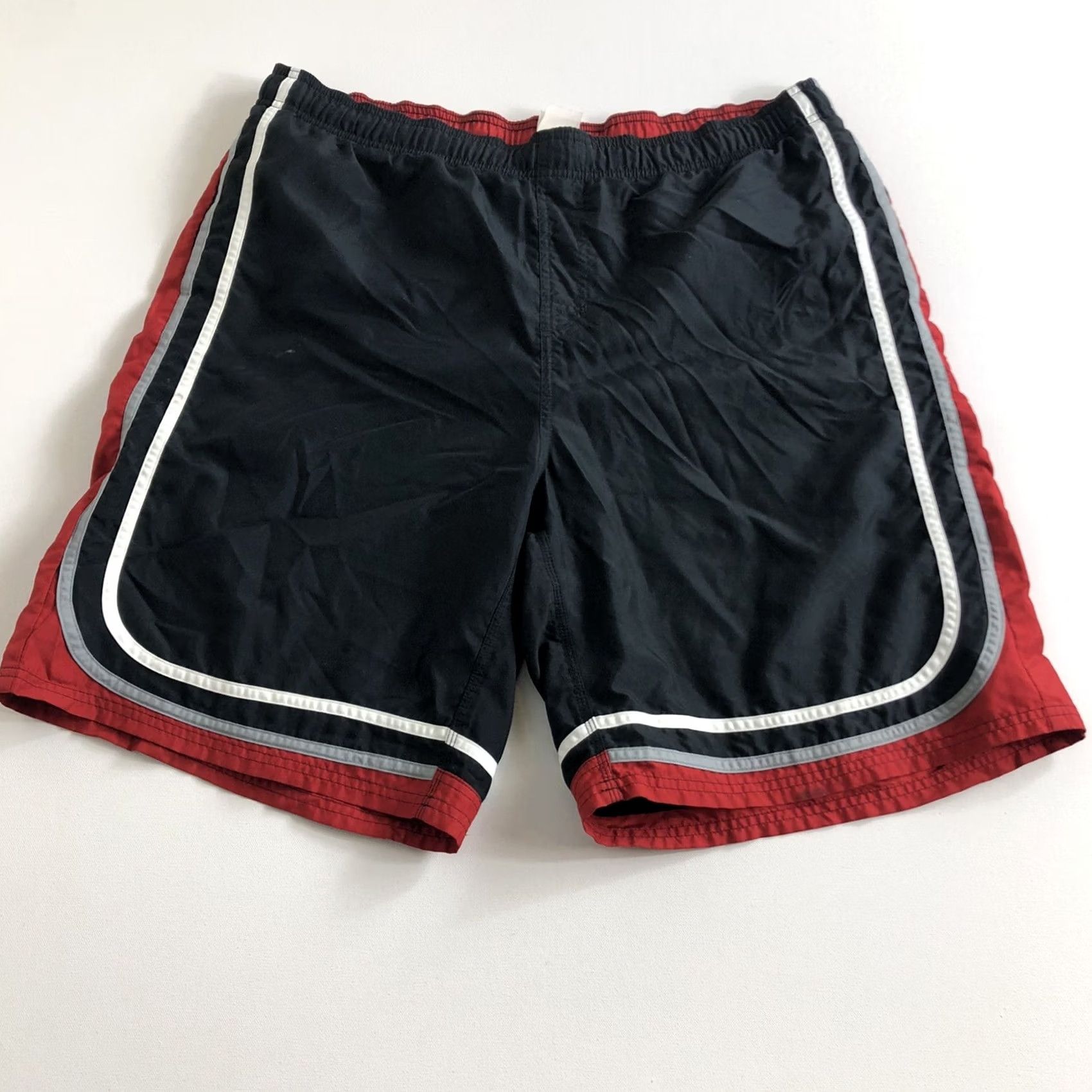 Nike Nike Swim Trunks Men Bold Logo Lined Black 2XL Embroidered Nylon Trunks Size US 39 - 4 Thumbnail