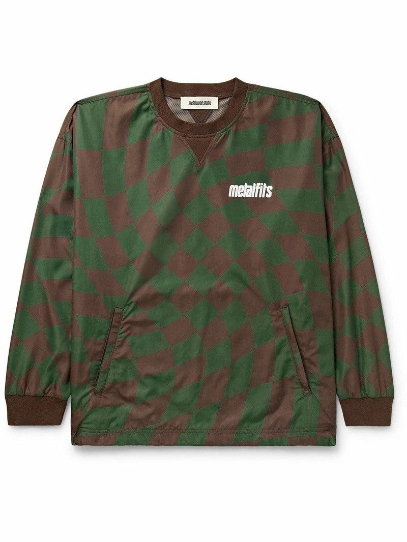 Metalwood x Throwing Fits Print Tech Golf Top