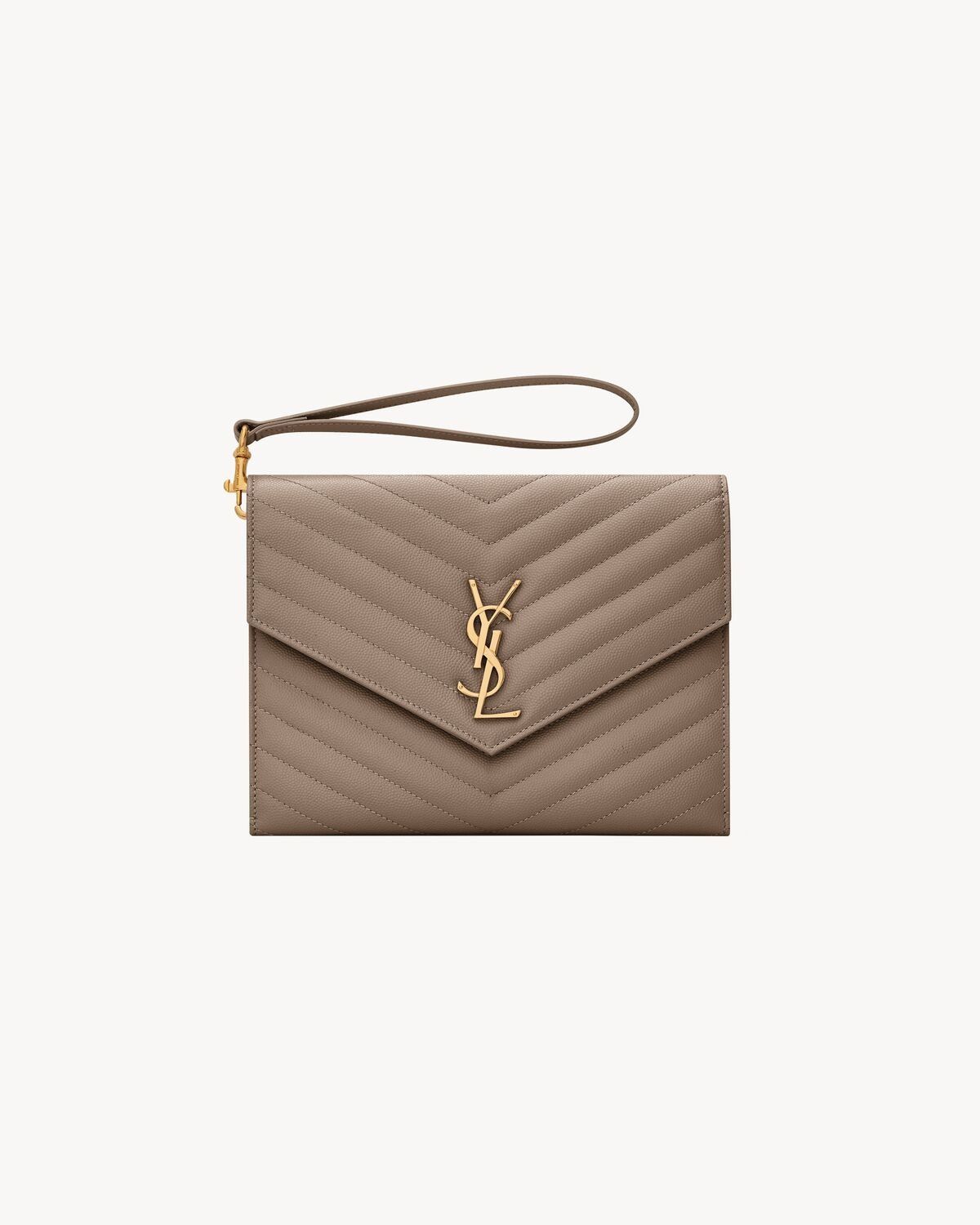 Saint Laurent Paris o1s1wg110125 Size: OS / 617662 Cassandre Matelassé Pouch Size ONE SIZE - 1 Thumbnail