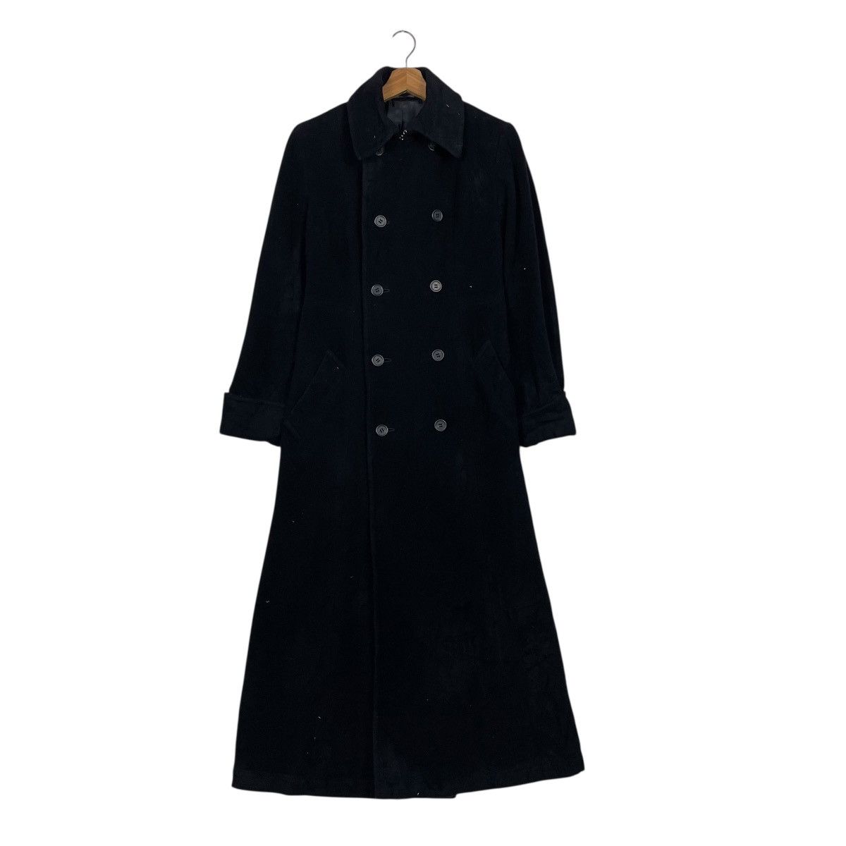Japanese Brand Japanese Brand Ined Double Breasted Wool Coat Size S / US 4 / IT 40 - 1 Thumbnail