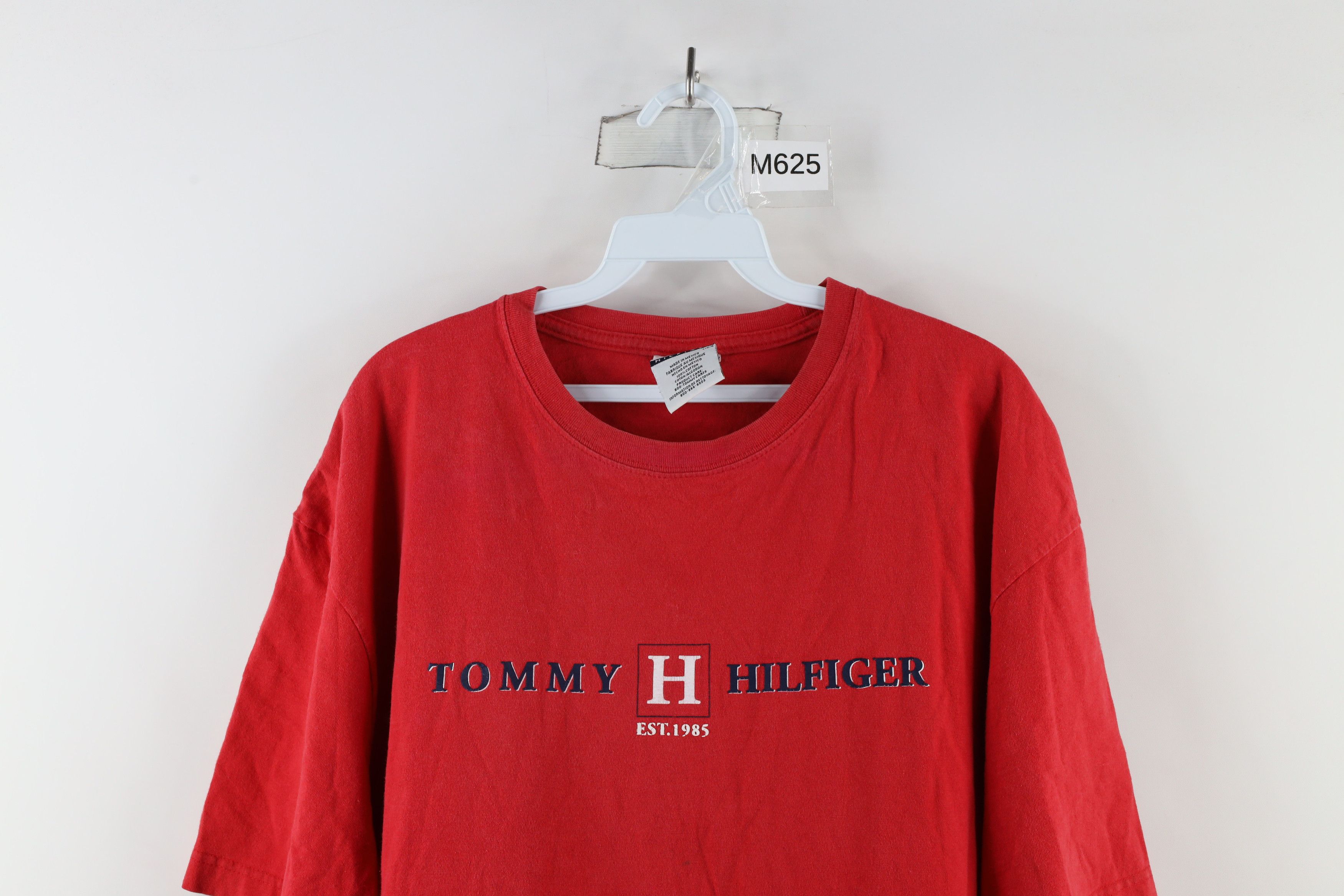 Tommy Hilfiger × Vintage Vintage Y2K 2002 Tommy Hilfiger Spell Out T-Shirt Cotton Size US L / EU 52-54 / 3 - 2 Thumbnail