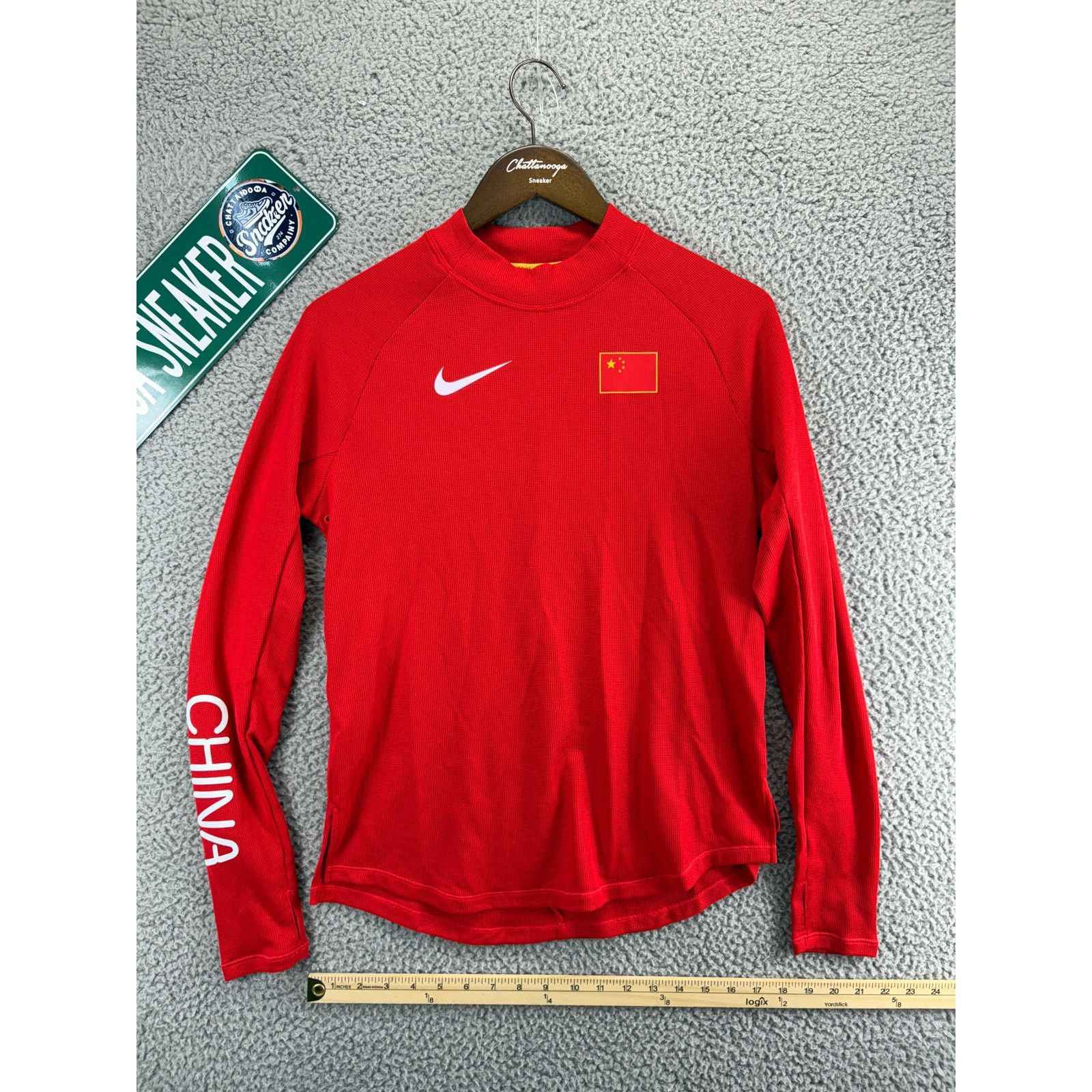Nike Nike x China Team Olympics Long Sleeve Sweatshirt Mens Small Size US S / EU 44-46 / 1 - 1 Thumbnail