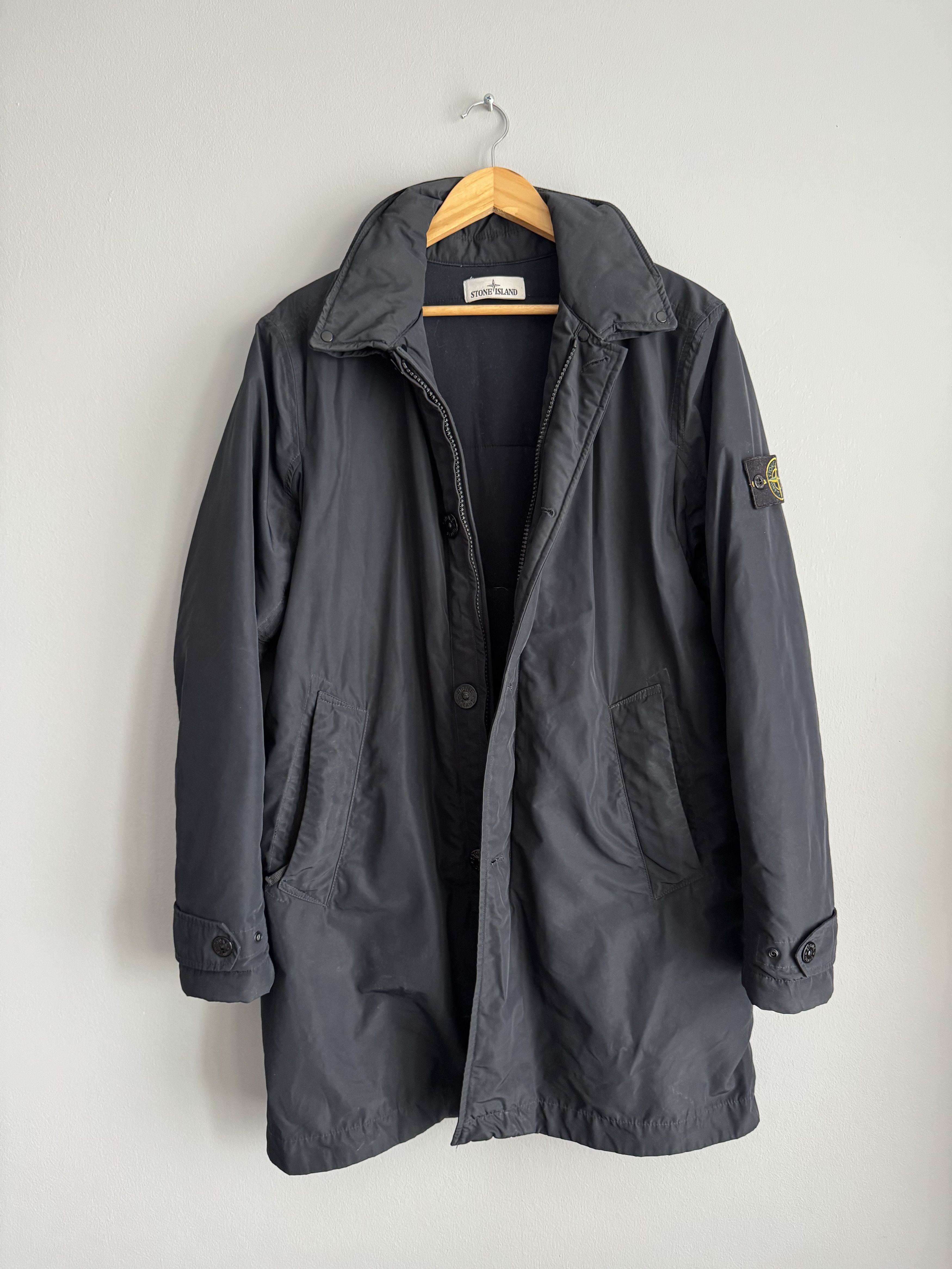 Stone Island Stone Island Micro Reps Primaloft Long Coat Navy david rare Size US L / EU 52-54 / 3 - 3 Thumbnail