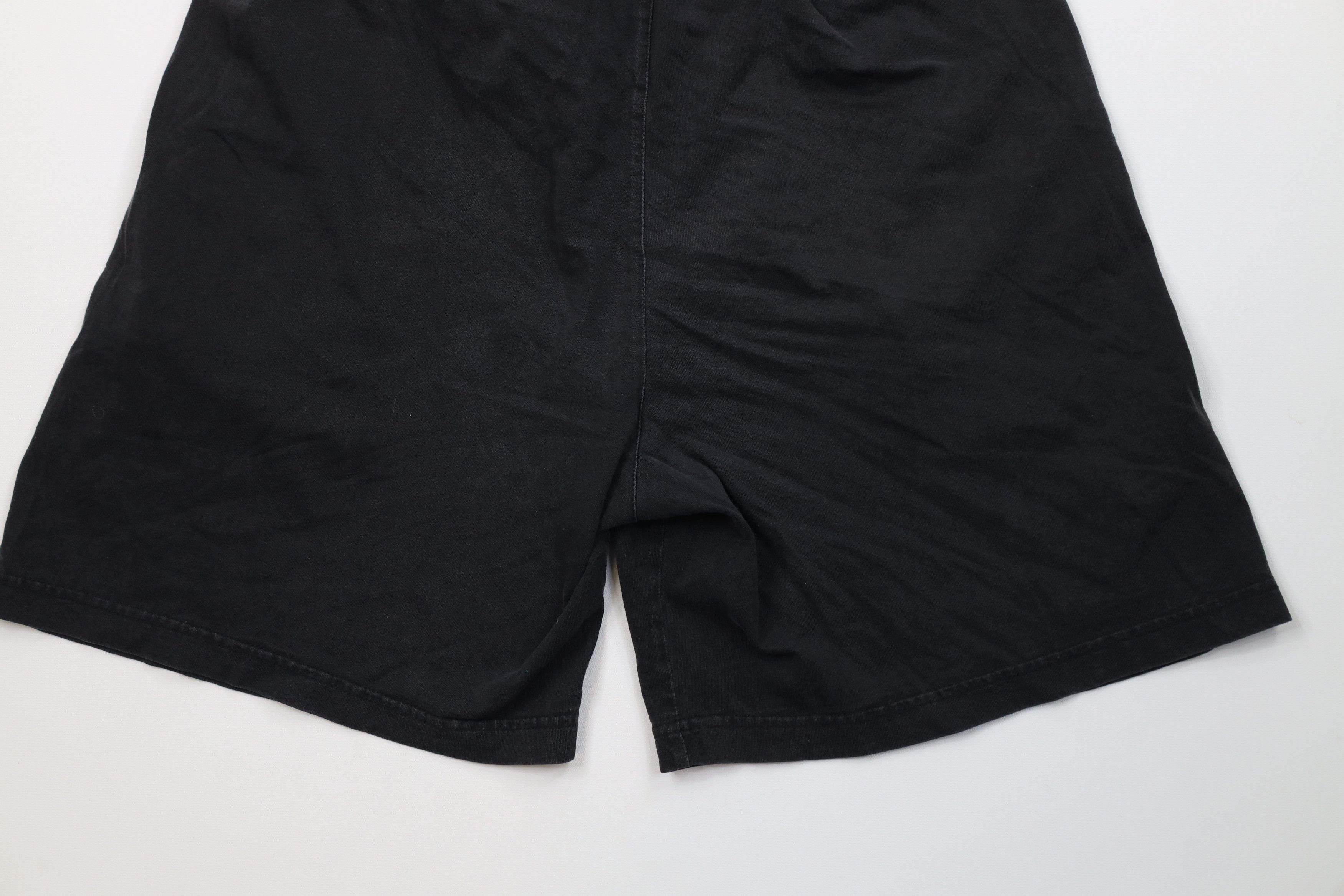 Fila Vintage 90s Fila Spell Out Above Knee Shorts Black Cotton Size US 34 / EU 50 - 17 Thumbnail