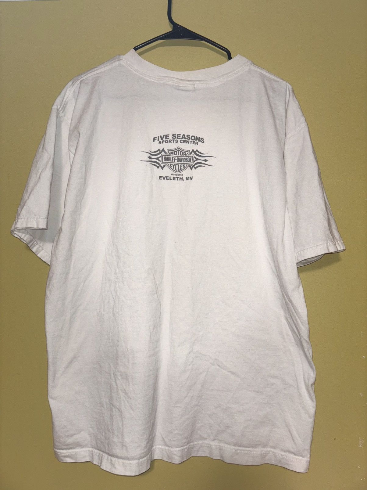 Harley Davidson Vintage 2005 Harley Davidson White T-Shirt Men's XL Size US XL / EU 56 / 4 - 3 Thumbnail