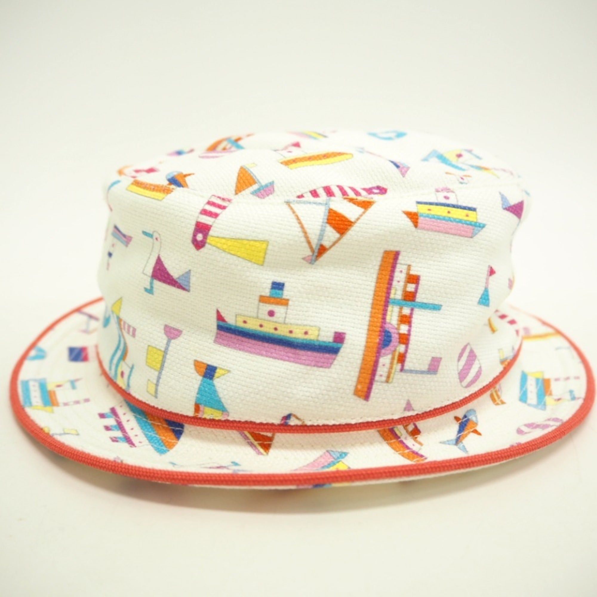 image of Hermes Petit Charty Hat White Kids in Black