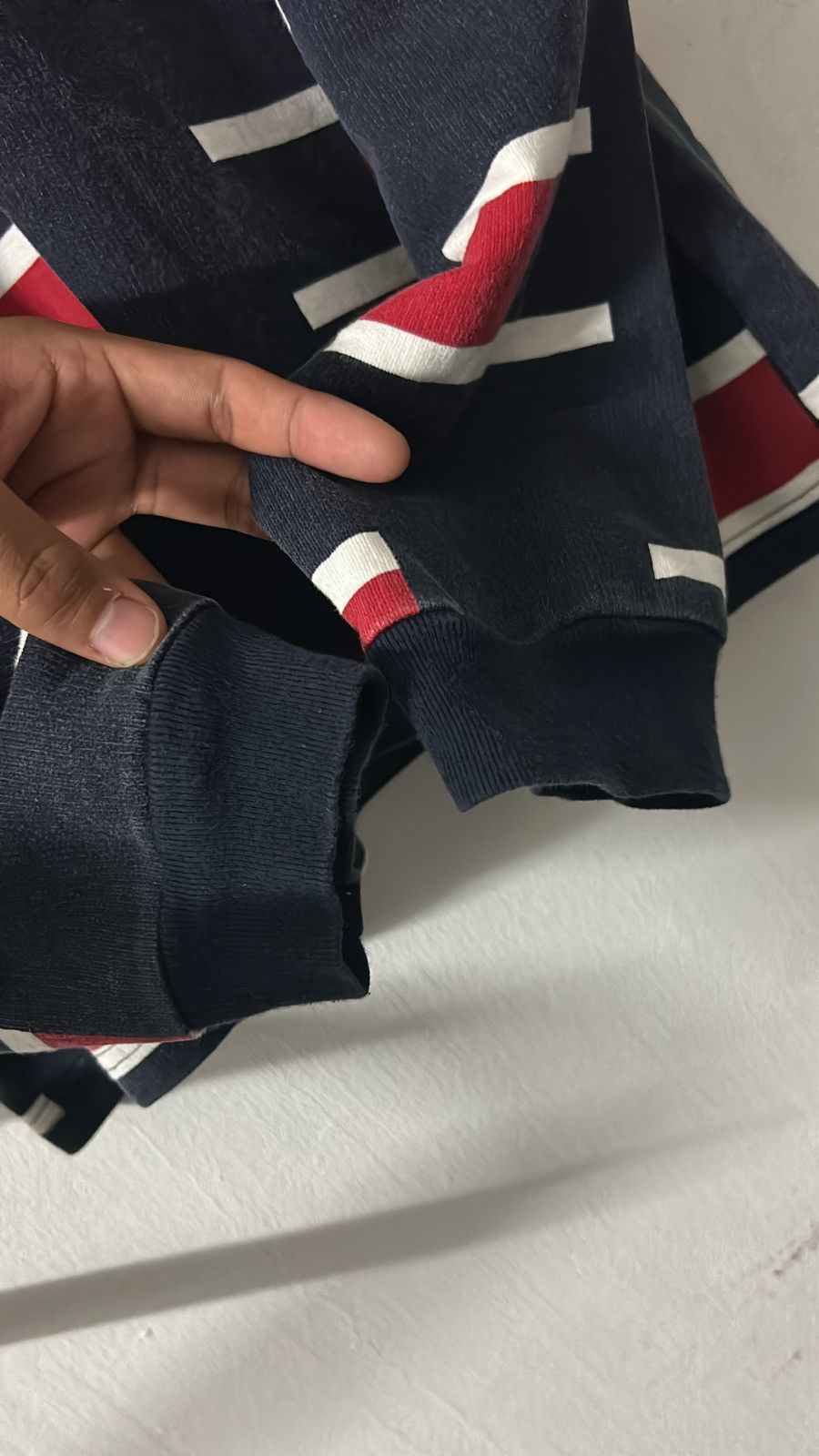 Tommy Hilfiger × Vintage Tommy Hilfiger Polo Collar Sweatshirt Size US L / EU 52-54 / 3 - 5 Thumbnail