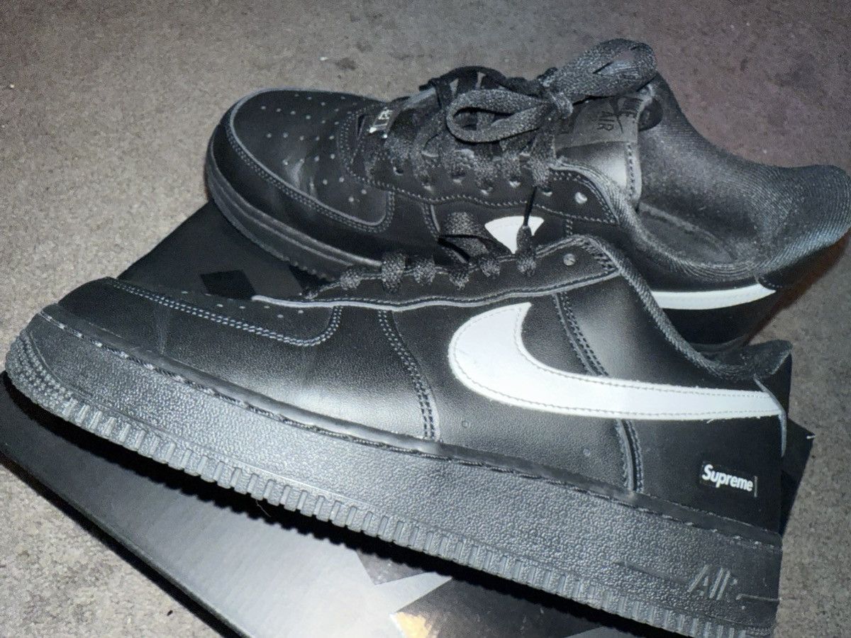 Nike × Supreme Nike supreme air force 1 black white 9.5 Size US 9.5 / EU 42-43 - 8 Thumbnail