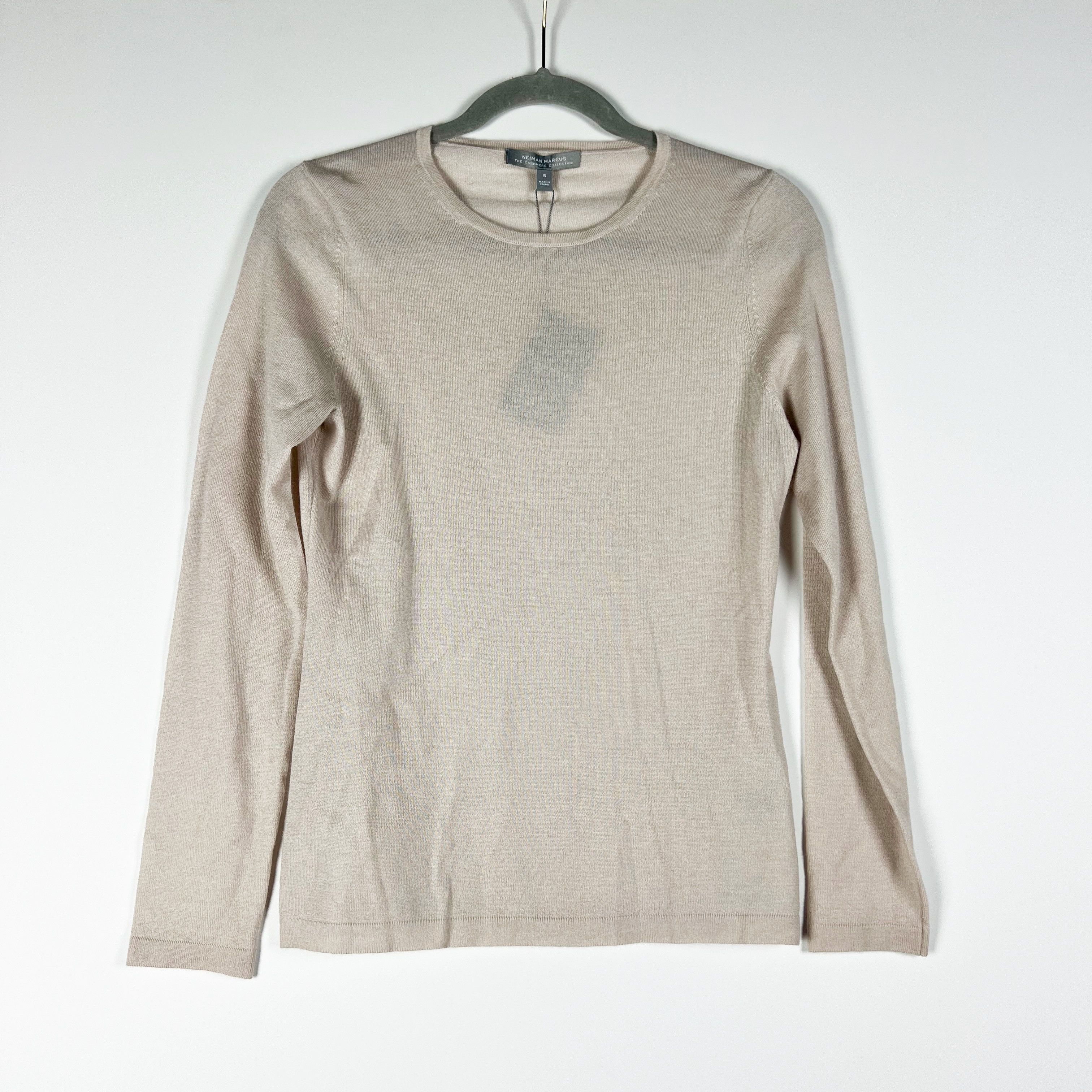 image of New Neiman Marcus Cashmere Collection Ultra in Ivory, Women's (Size Small)