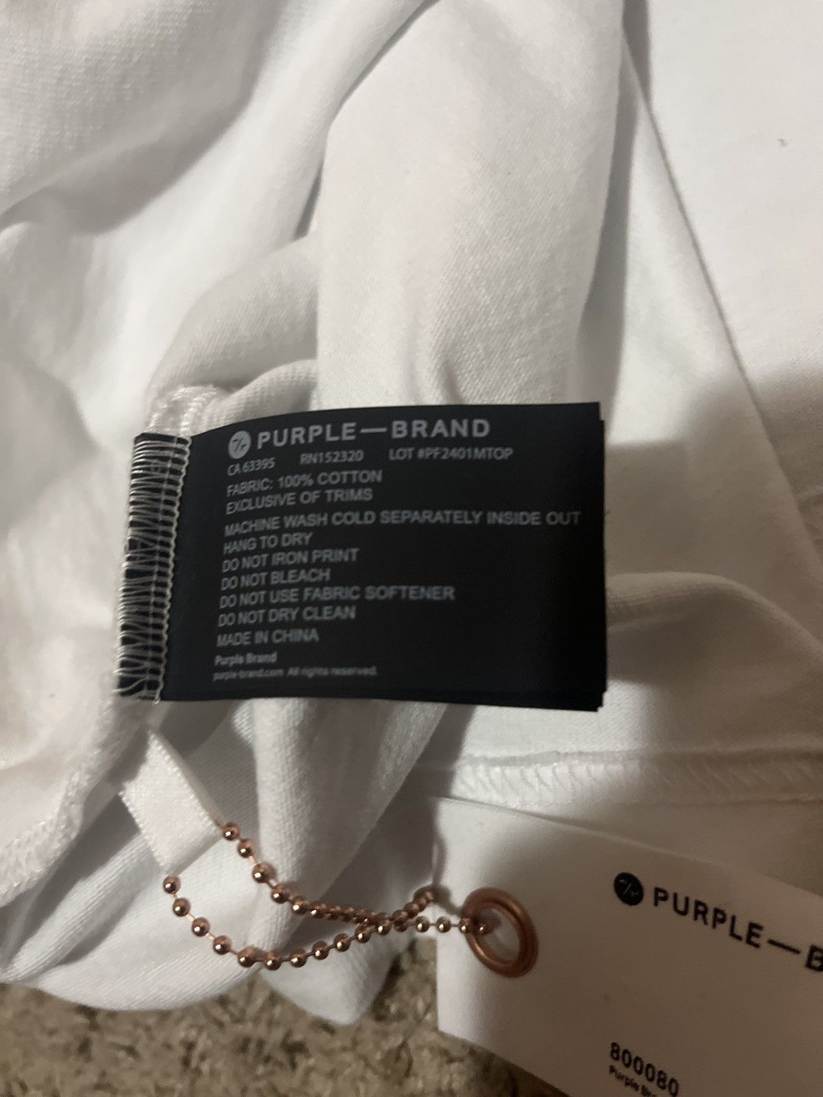 Purple Brand Floral smudge tee Size US XS / EU 42 / 0 - 2 Thumbnail