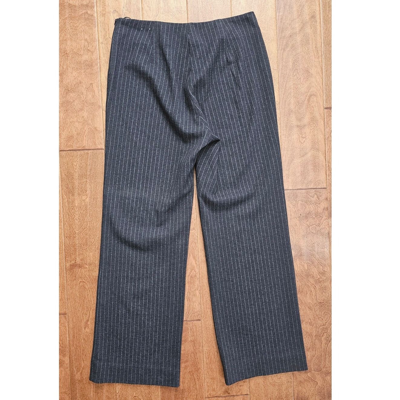 J.McLaughlin J. Mclaughlin Wool Cotton Wide Leg Carter Pants 10 Size 32" / US 10 / IT 46 - 2 Thumbnail