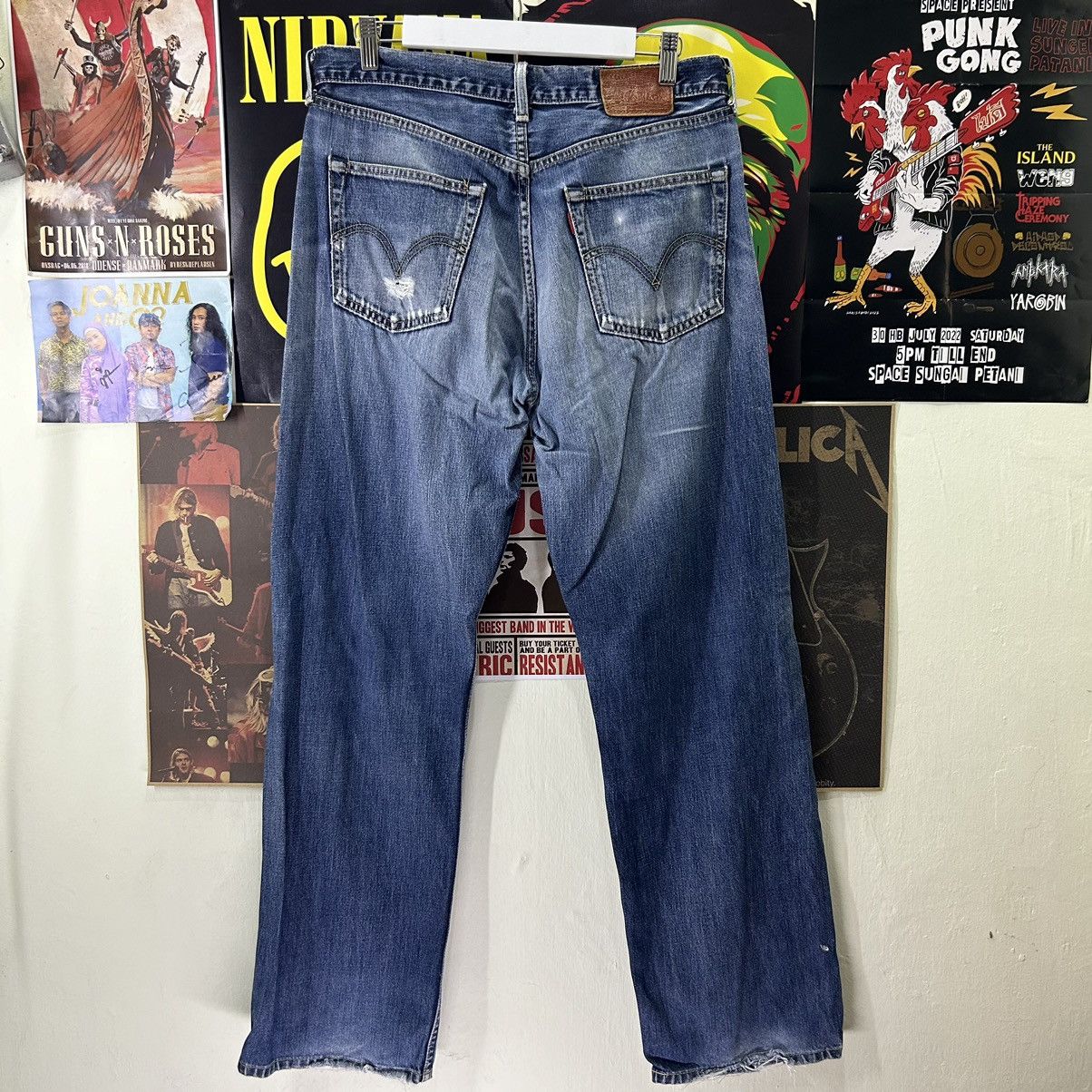 Levi's Vintage Levi’s 503 Japanese Distressed Denim Size US 34 / EU 50 - 8 Thumbnail