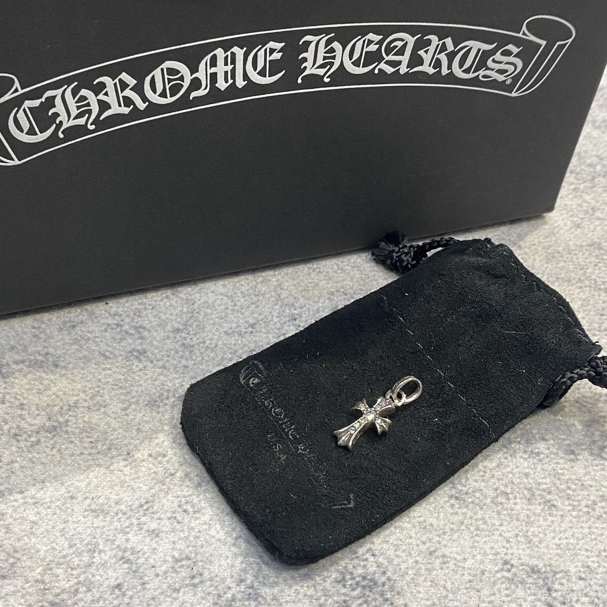Chrome Hearts Chrome Hearts Cross baby fat sliver charm diamond Size ONE SIZE - 4 Thumbnail