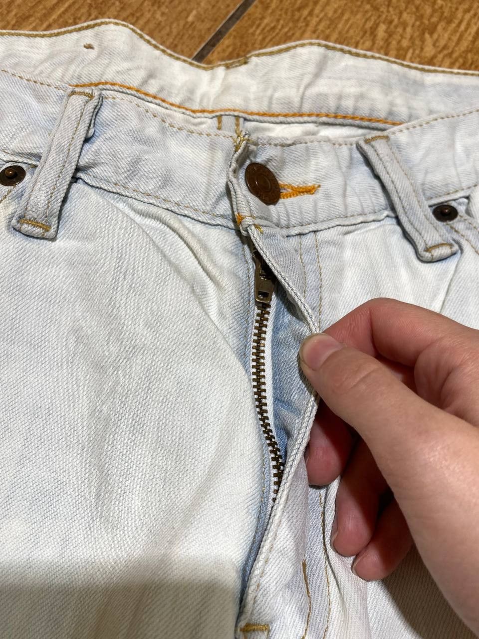 Polo Ralph Lauren Vintage Polo Ralph Lauren Faded Blue Straight Leg Jeans Size US 30 / EU 46 - 6 Thumbnail