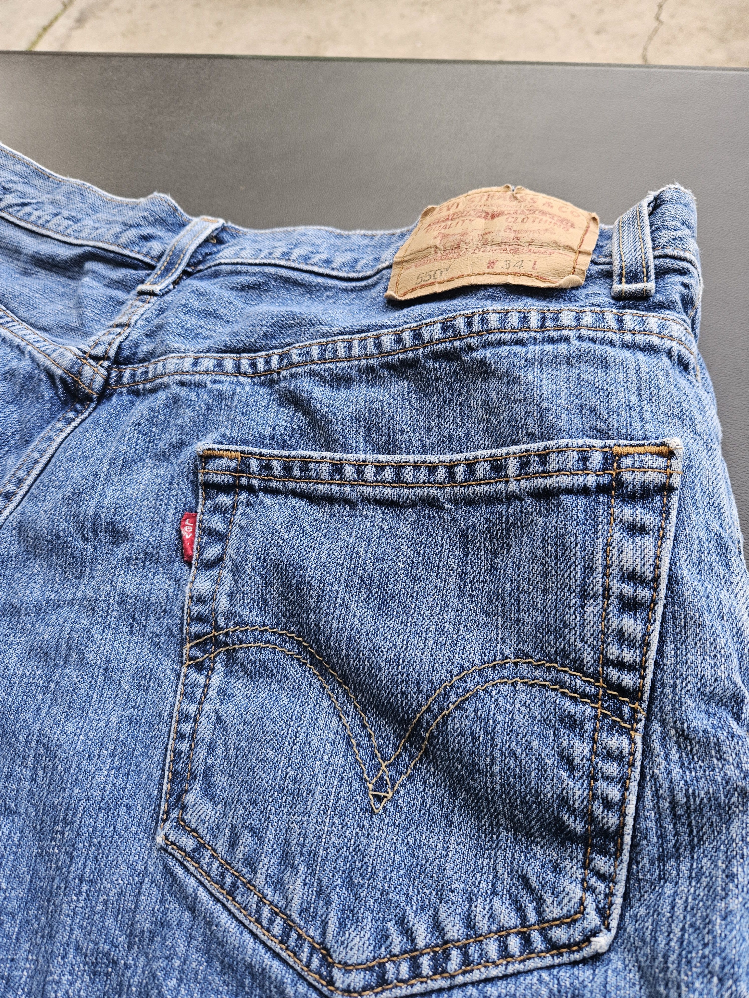 Levi's Vintage Clothing Levi's Vintage Baggy Denim Jorts Size US 34 / EU 50 - 7 Thumbnail