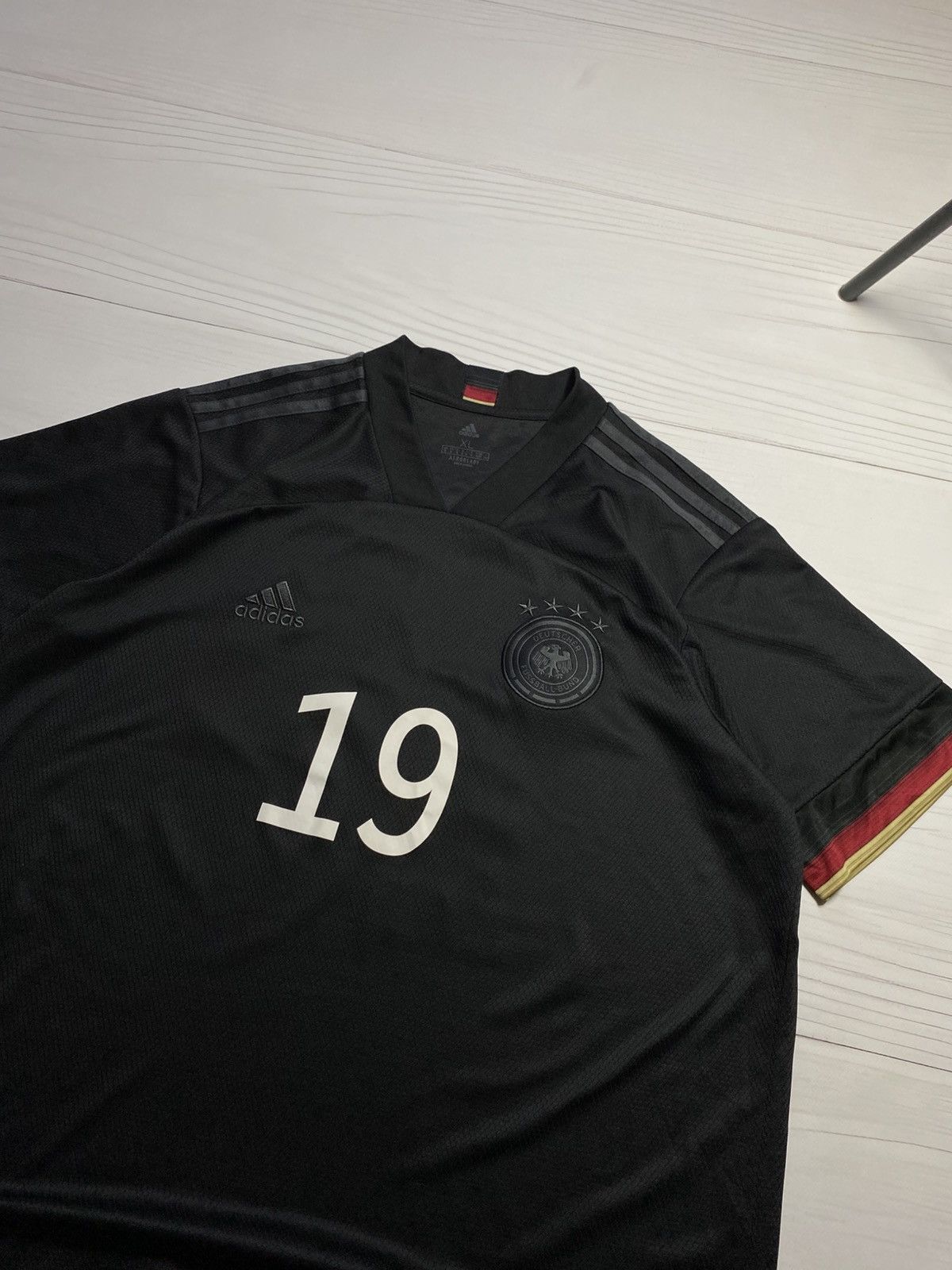 Adidas Adidas Germany 2020 Away #19 Leroy Sane soccer y2k jersey Size US XL / EU 56 / 4 - 6 Thumbnail
