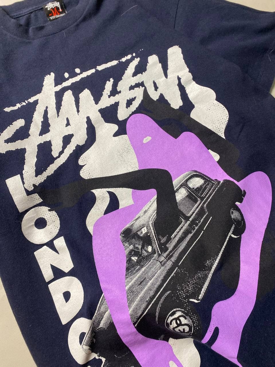 Stussy Vintage Stussy Big Logo 00's London Size US M / EU 48-50 / 2 - 5 Thumbnail